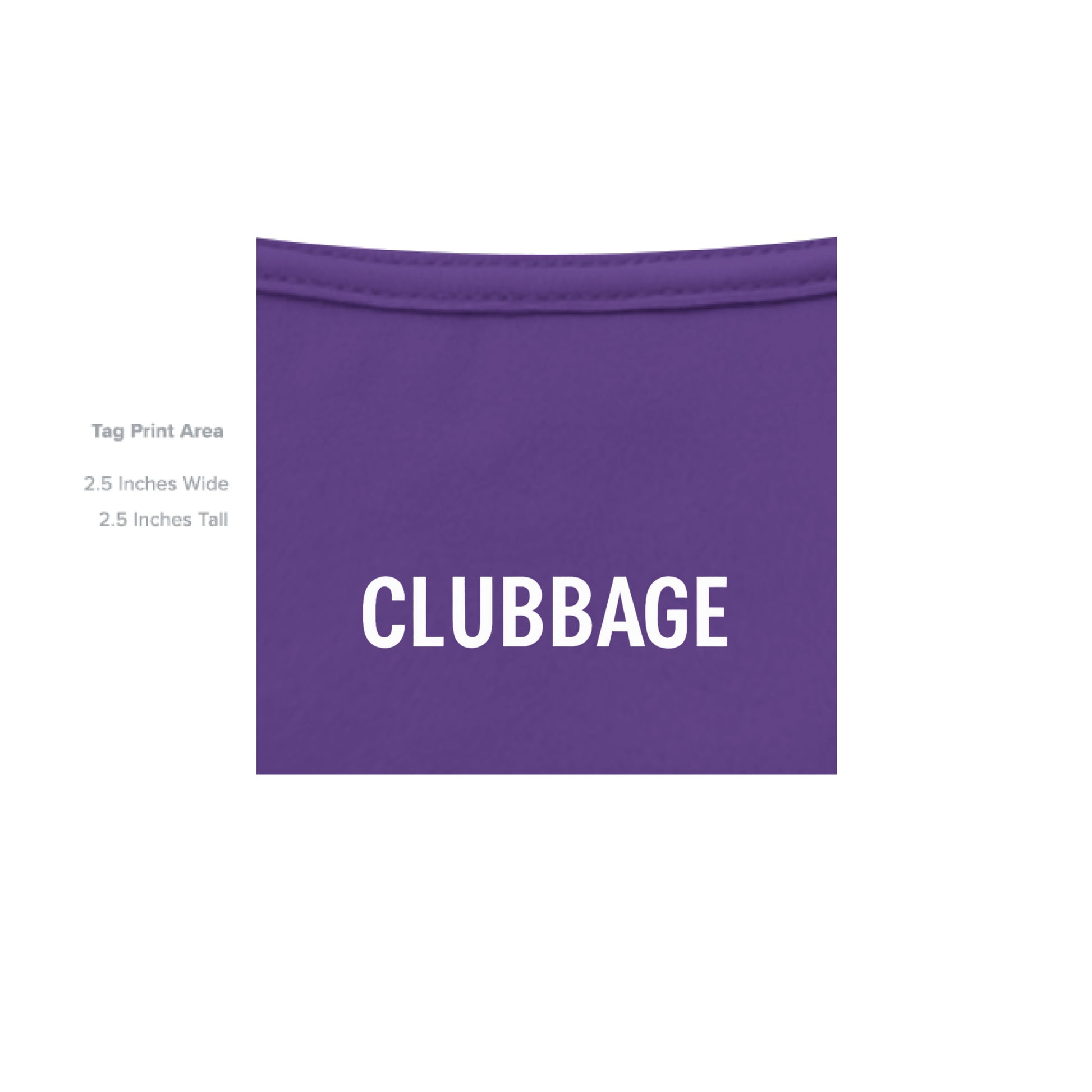 tag print area for Meme Punch Funny Golf Shirt – Moisture-Wicking Tee from Clubbage