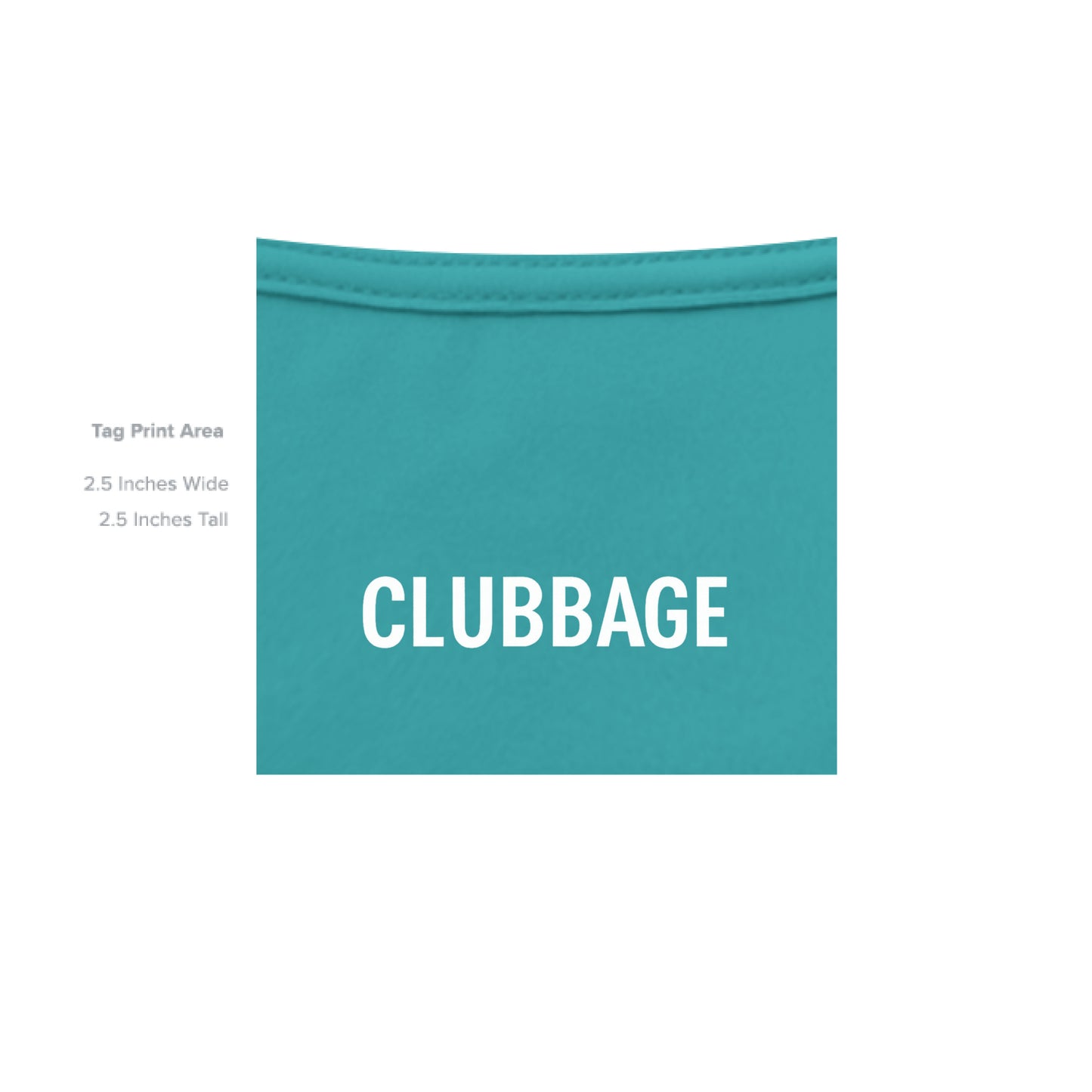 tag print area for Meme Punch Funny Golf Shirt – Moisture-Wicking Tee from Clubbage