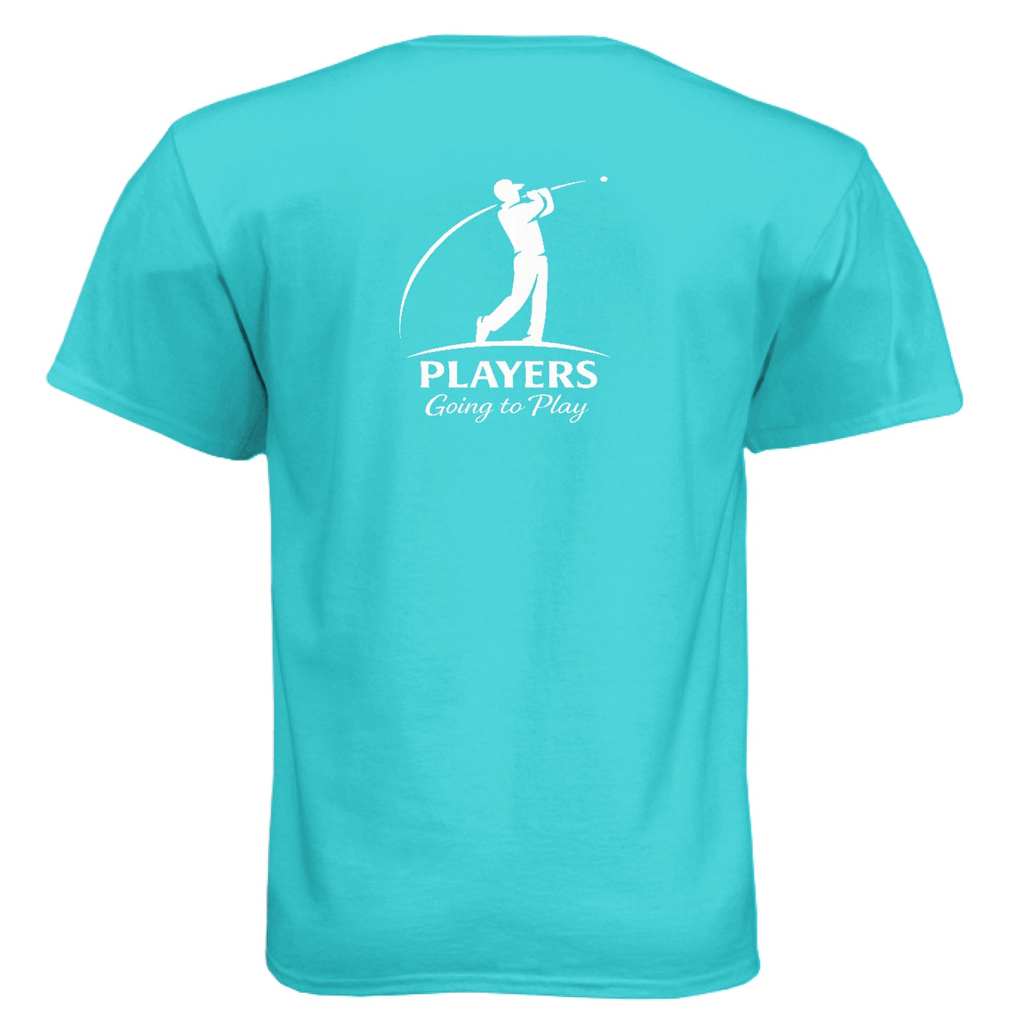 Players Going to Play Funny Golf Shirt – Soft Tri-Blend Tee back design from Clubbage