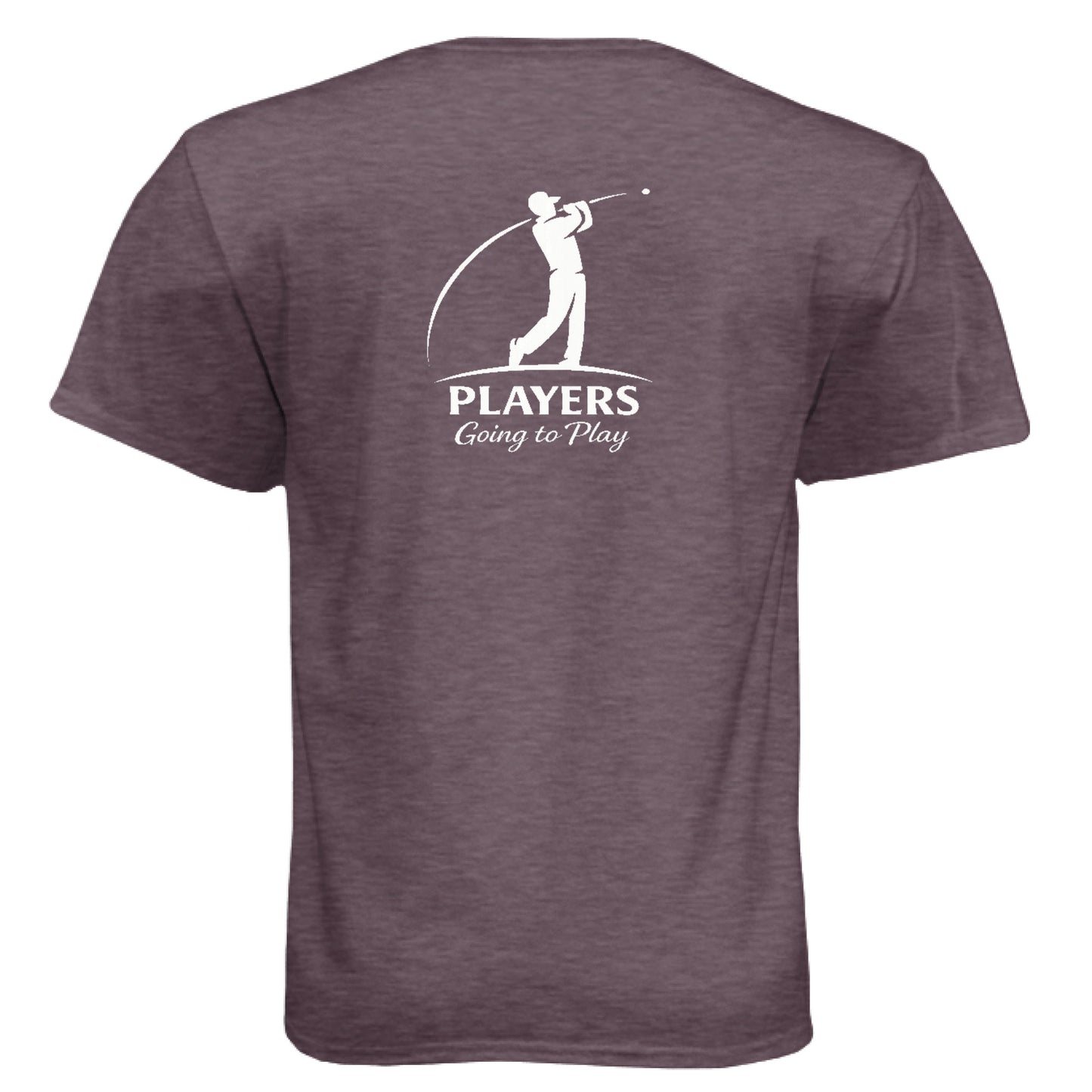 Players Going to Play Funny Golf Shirt – Soft Tri-Blend Tee back design from Clubbage