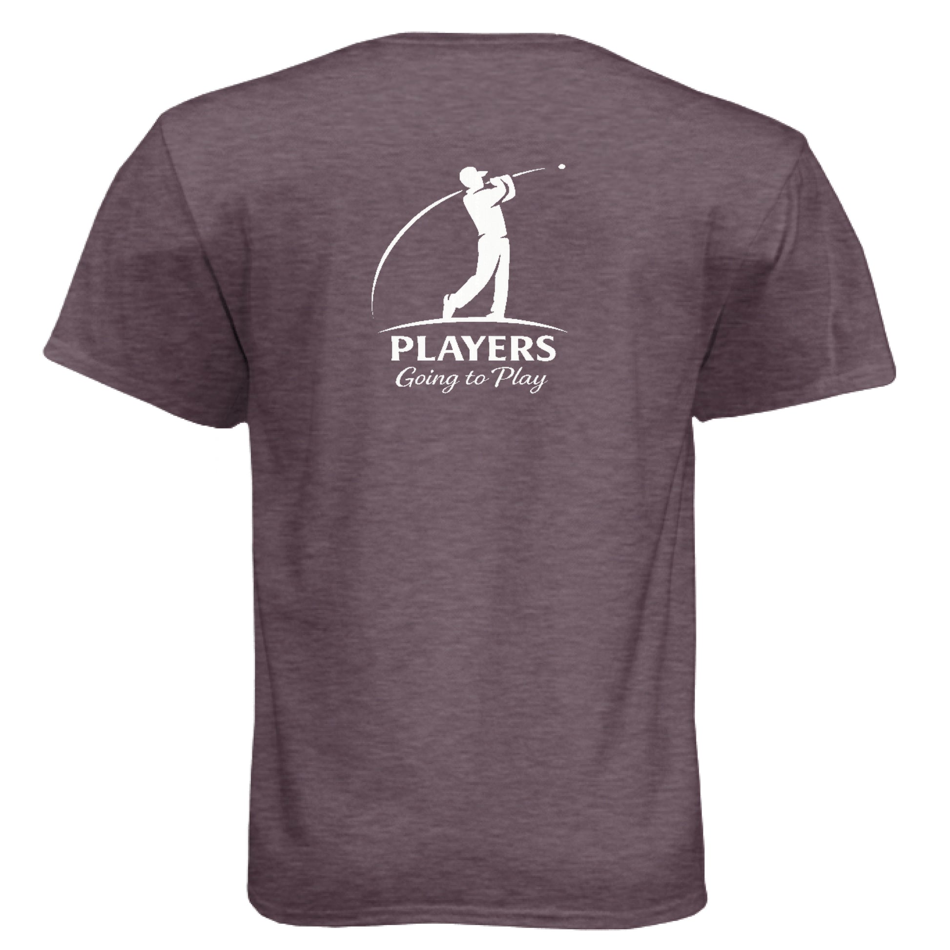 Players Going to Play Funny Golf Shirt – Soft Tri-Blend Tee back design from Clubbage