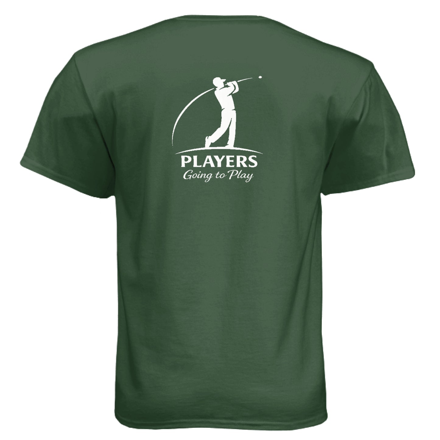 Players Going to Play Funny Golf Shirt – Soft Tri-Blend Tee back design from Clubbage