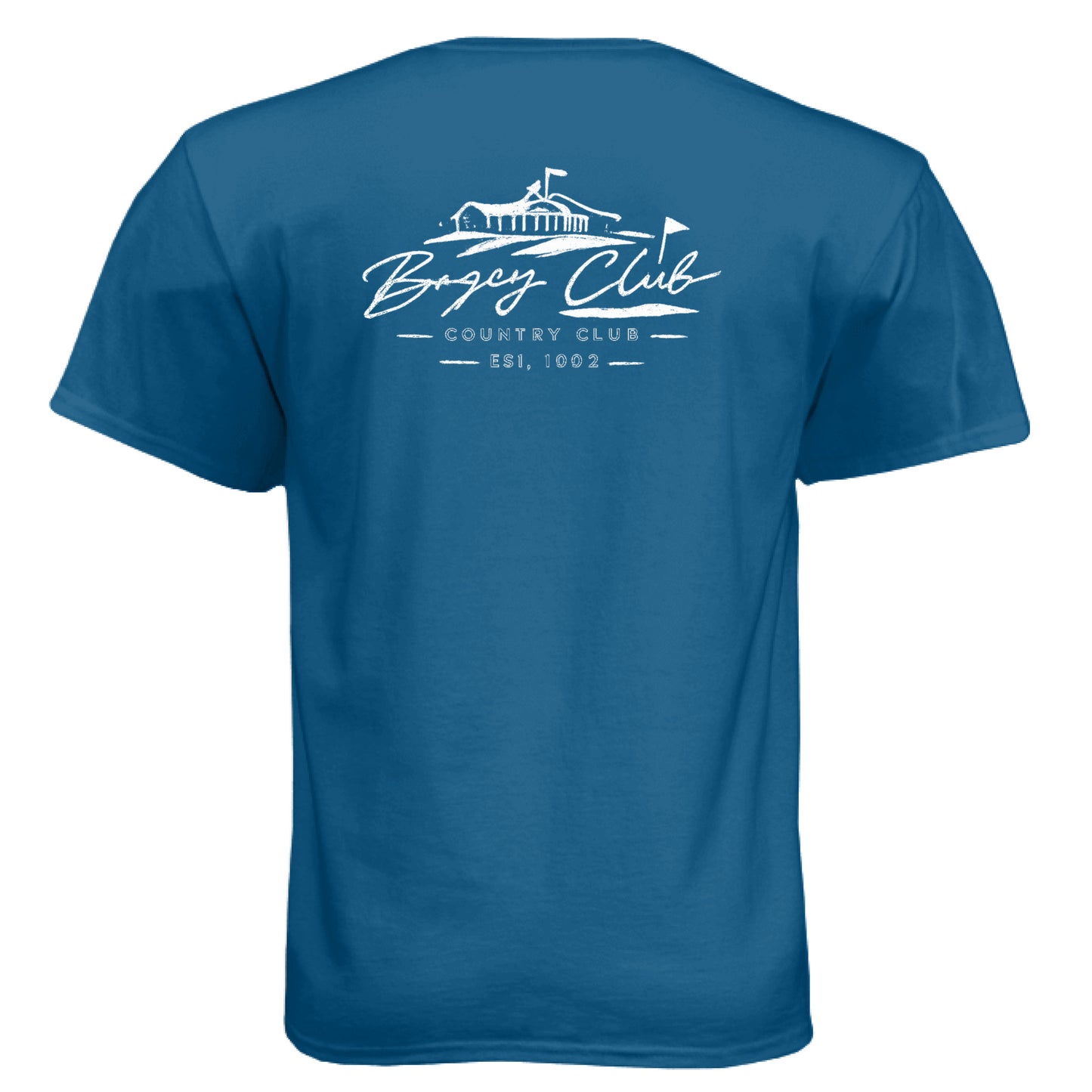 Bogey Club Funny Golf Shirt – Soft Tri-Blend Tee back design from Clubbage