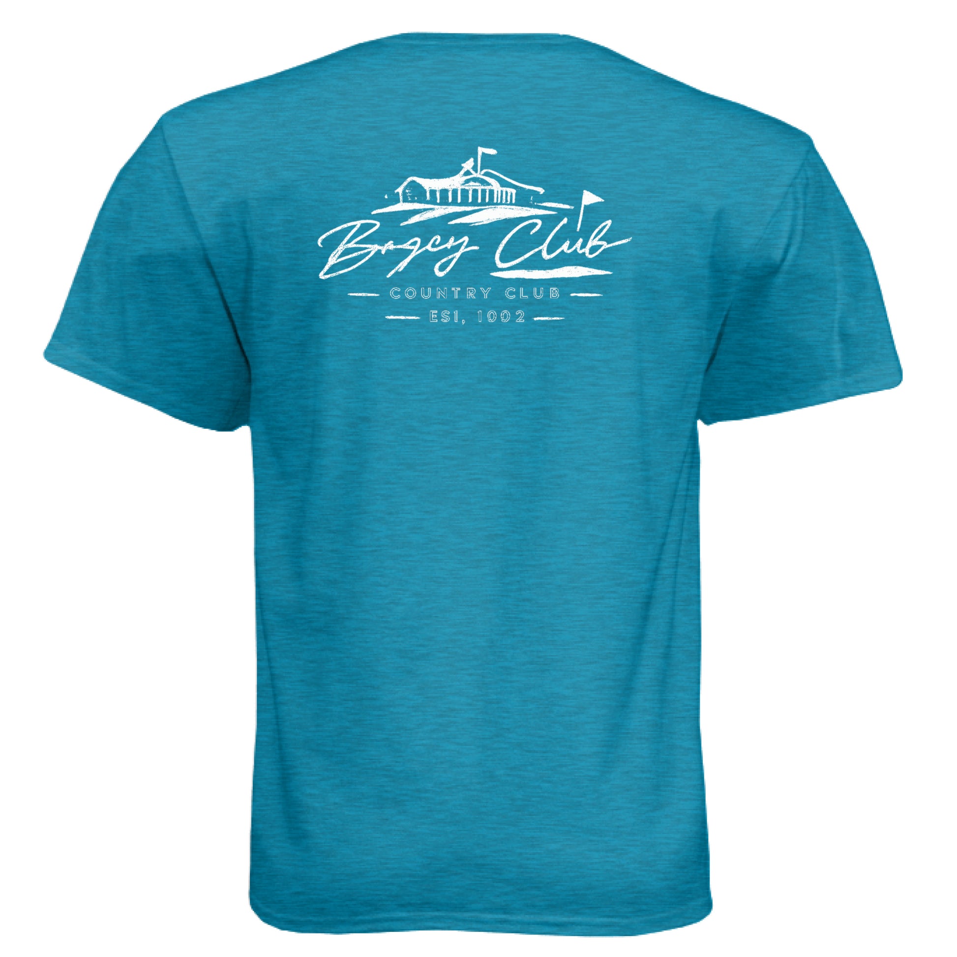 Bogey Club Funny Golf Shirt – Soft Tri-Blend Tee back design from Clubbage