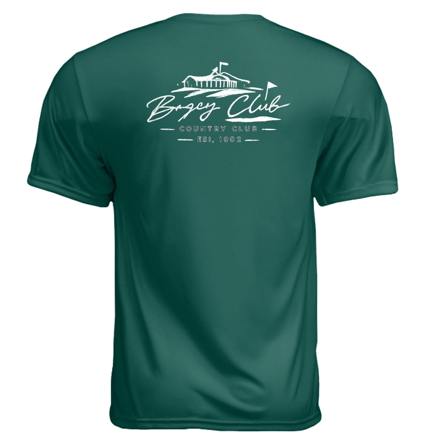 Bogey Club Funny Golf Shirt – Moisture-Wicking Tee back design from Clubbage