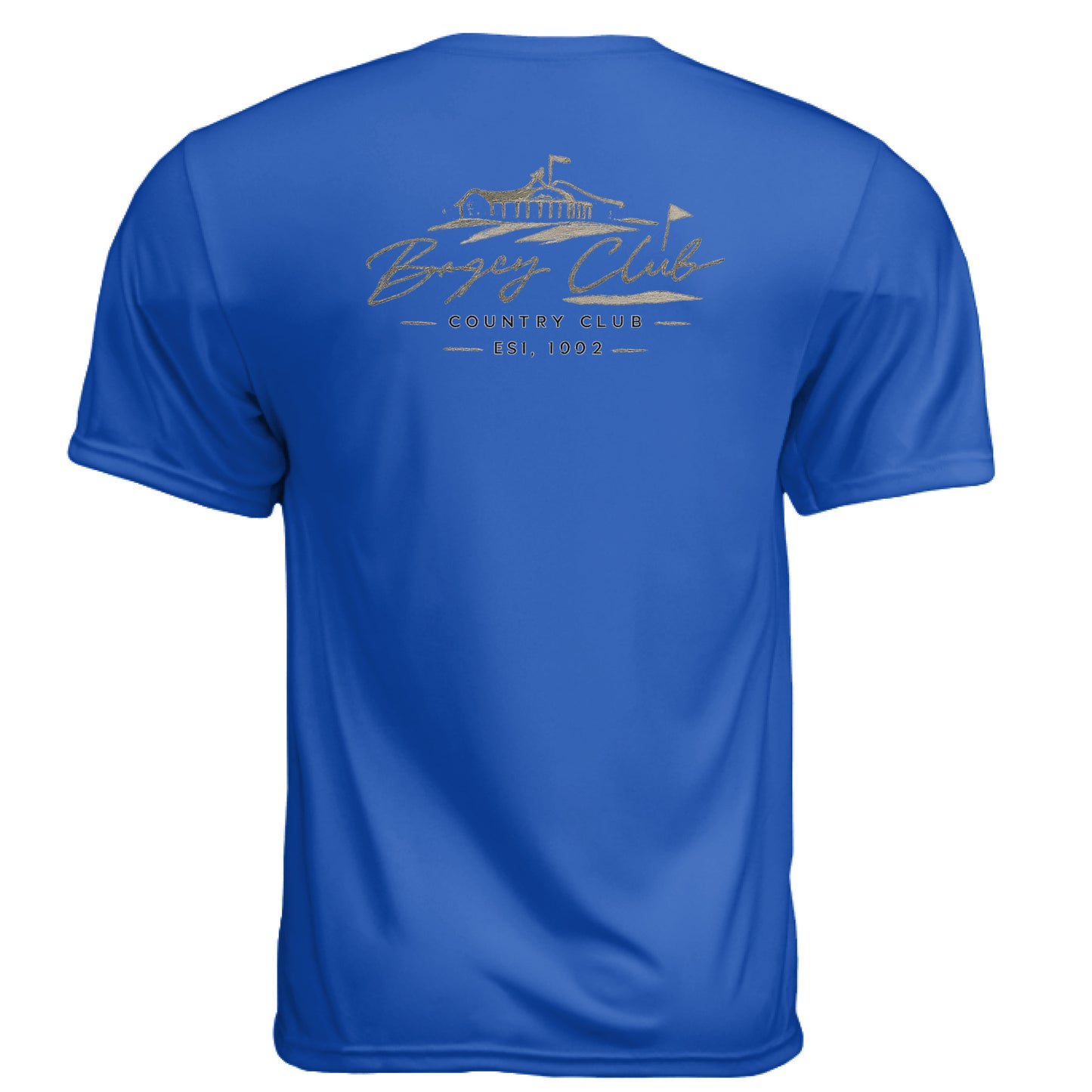 Bogey Club Funny Golf Shirt – Moisture-Wicking Tee back design from Clubbage