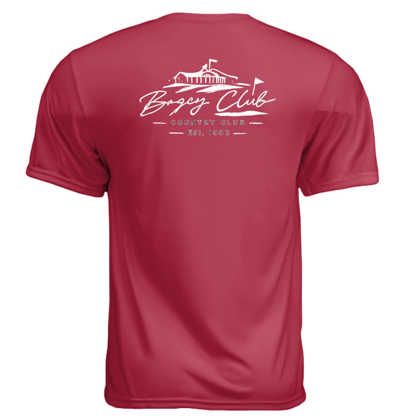 Bogey Club Funny Golf Shirt – Moisture-Wicking Tee back design from Clubbage