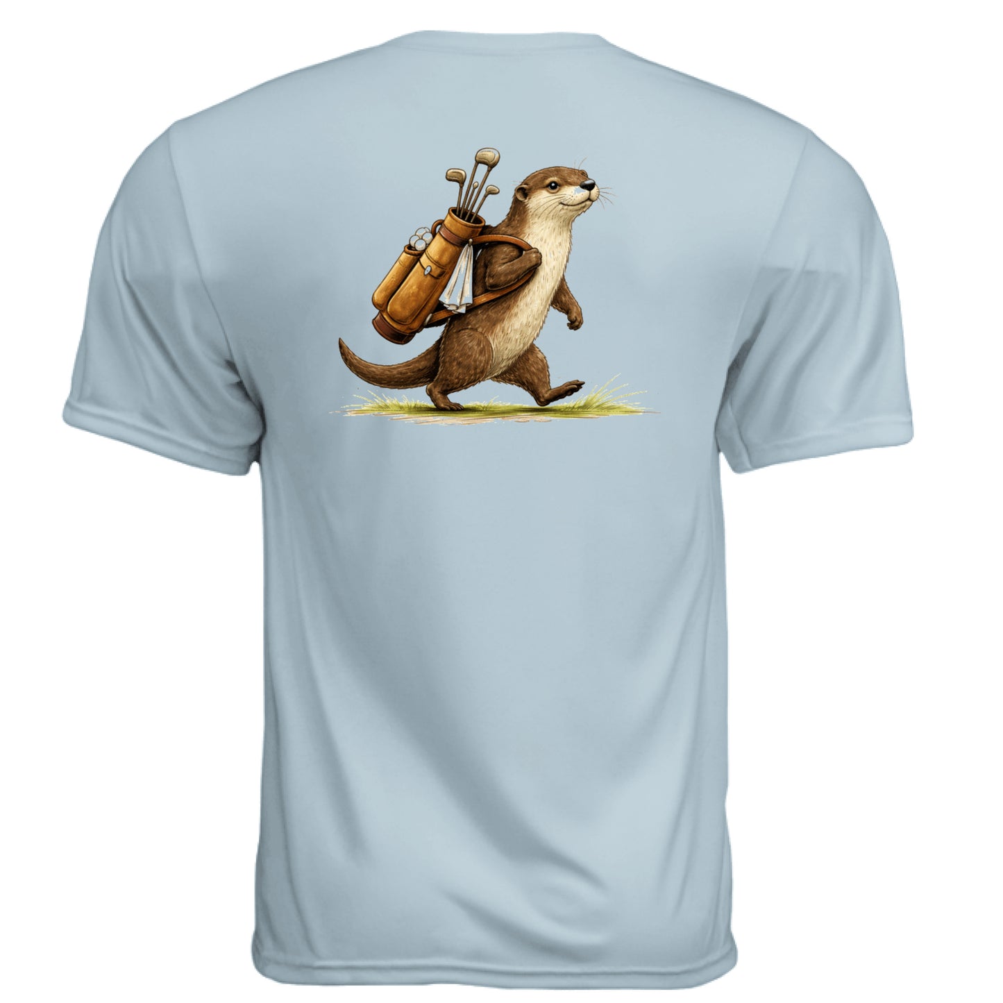 Otter Golf Graphic Tee – Moisture-Wicking Tee back design from Clubbage