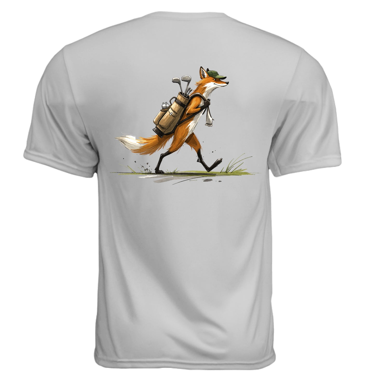 Fox Golf Graphic Tee – Moisture-Wicking Tee back design from Clubbage