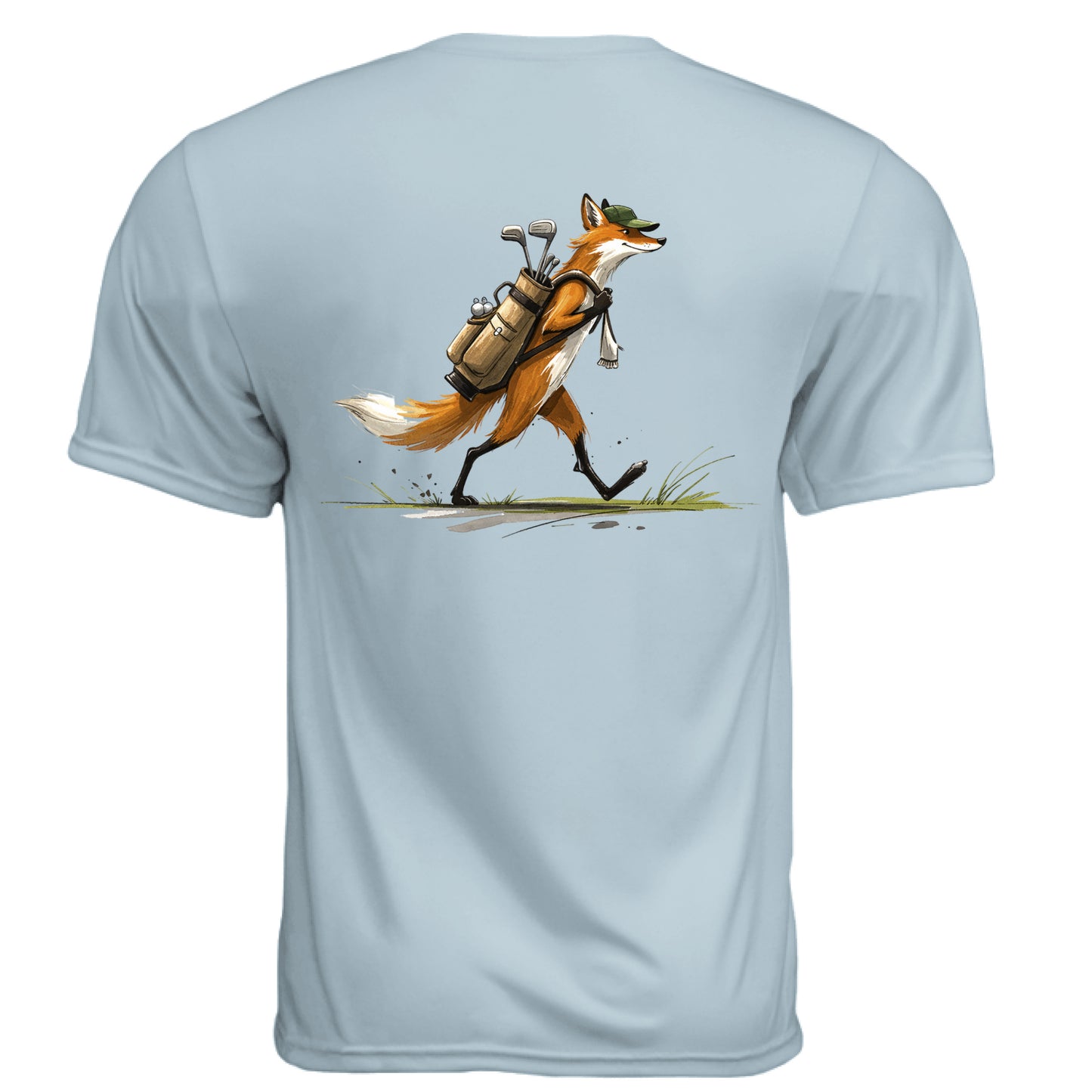 Fox Golf Graphic Tee – Moisture-Wicking Tee back design from Clubbage