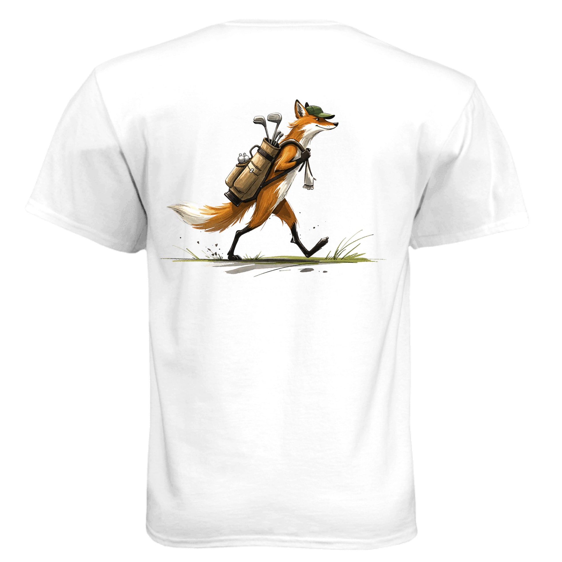 Fox Golf Graphic Tee – Soft Tri-Blend Tee back design from Clubbage