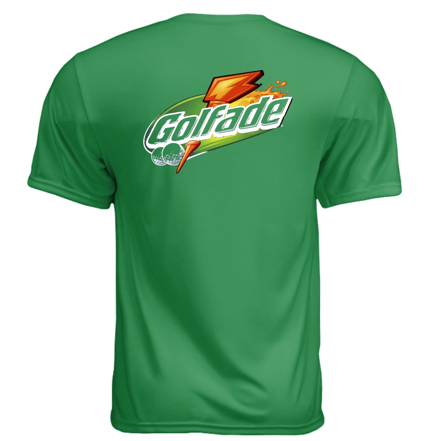 Golfade Funny Golf Shirt – Moisture-Wicking Tee back design from Clubbage
