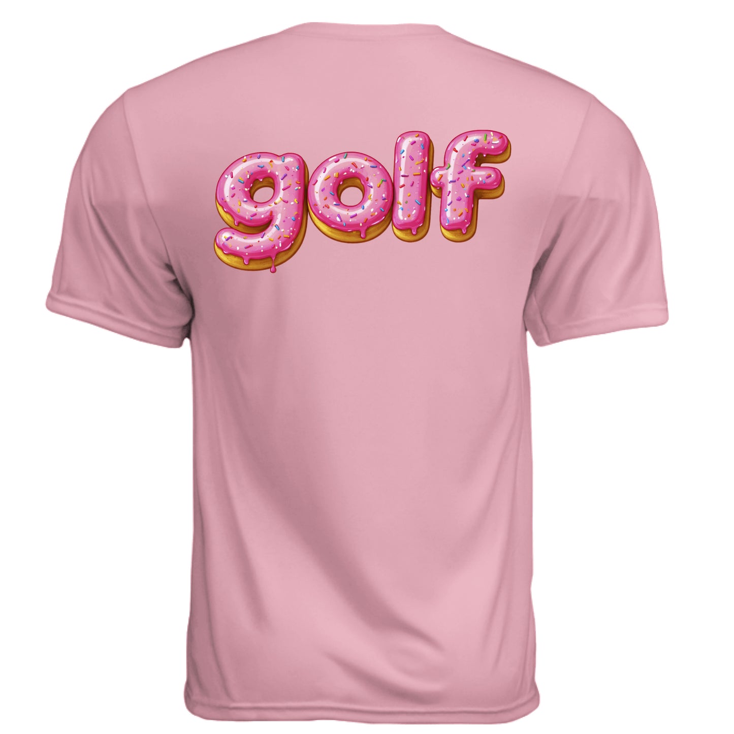 Donut 2 Golf Graphic Tee – Moisture-Wicking Tee back design from Clubbage