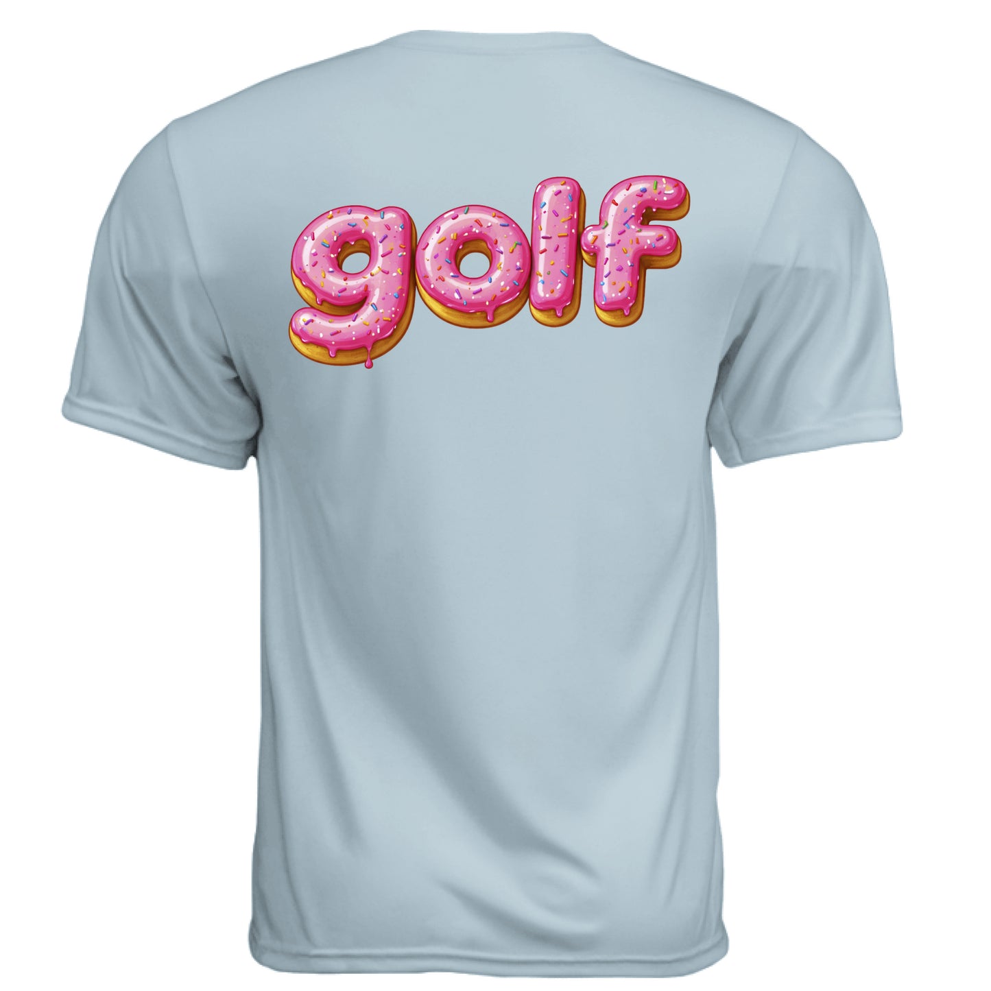 Donut 2 Golf Graphic Tee – Moisture-Wicking Tee back design from Clubbage