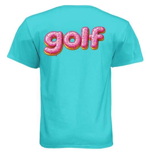 Donut 2 Golf Graphic Tee – Soft Tri-Blend Tee - Clubbage - Donut 2 Golf Graphic Tee – Soft Tri