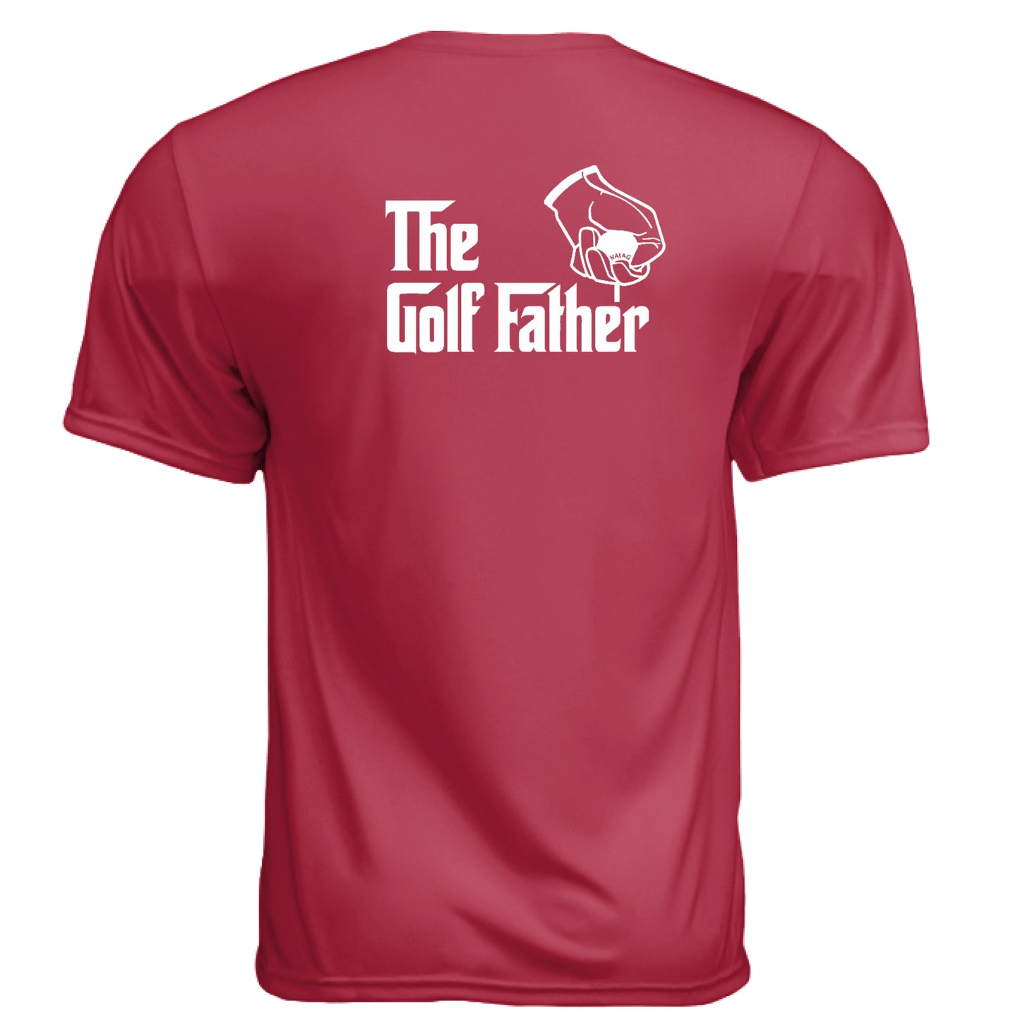 The Golf Father Golf Gift for Dad – Moisture-Wicking Tee back design from Clubbage