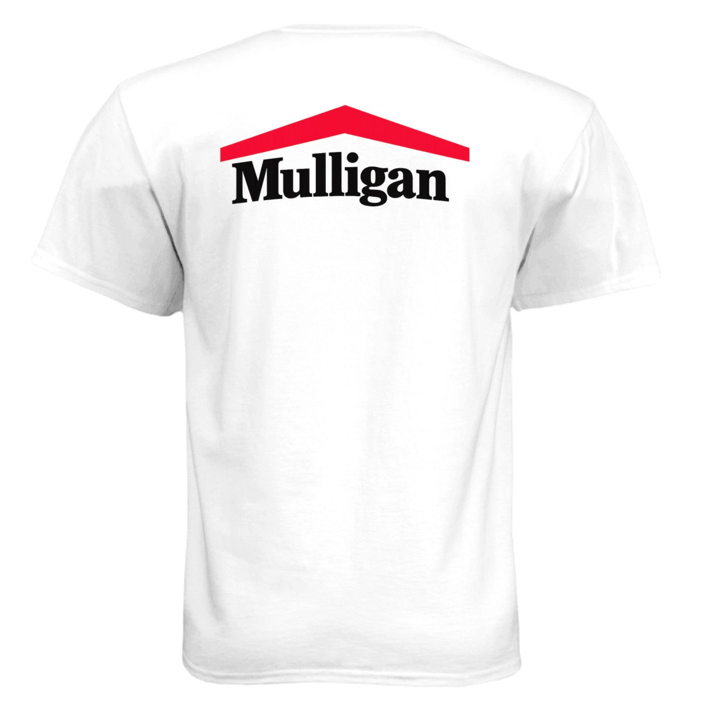 Mulligan Funny Golf Shirt – Soft Tri-Blend Tee back design from Clubbage