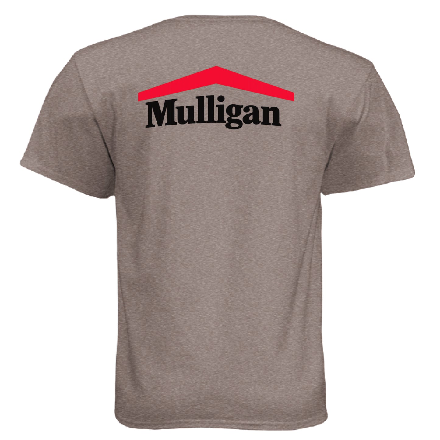 Mulligan Funny Golf Shirt – Soft Tri-Blend Tee back design from Clubbage