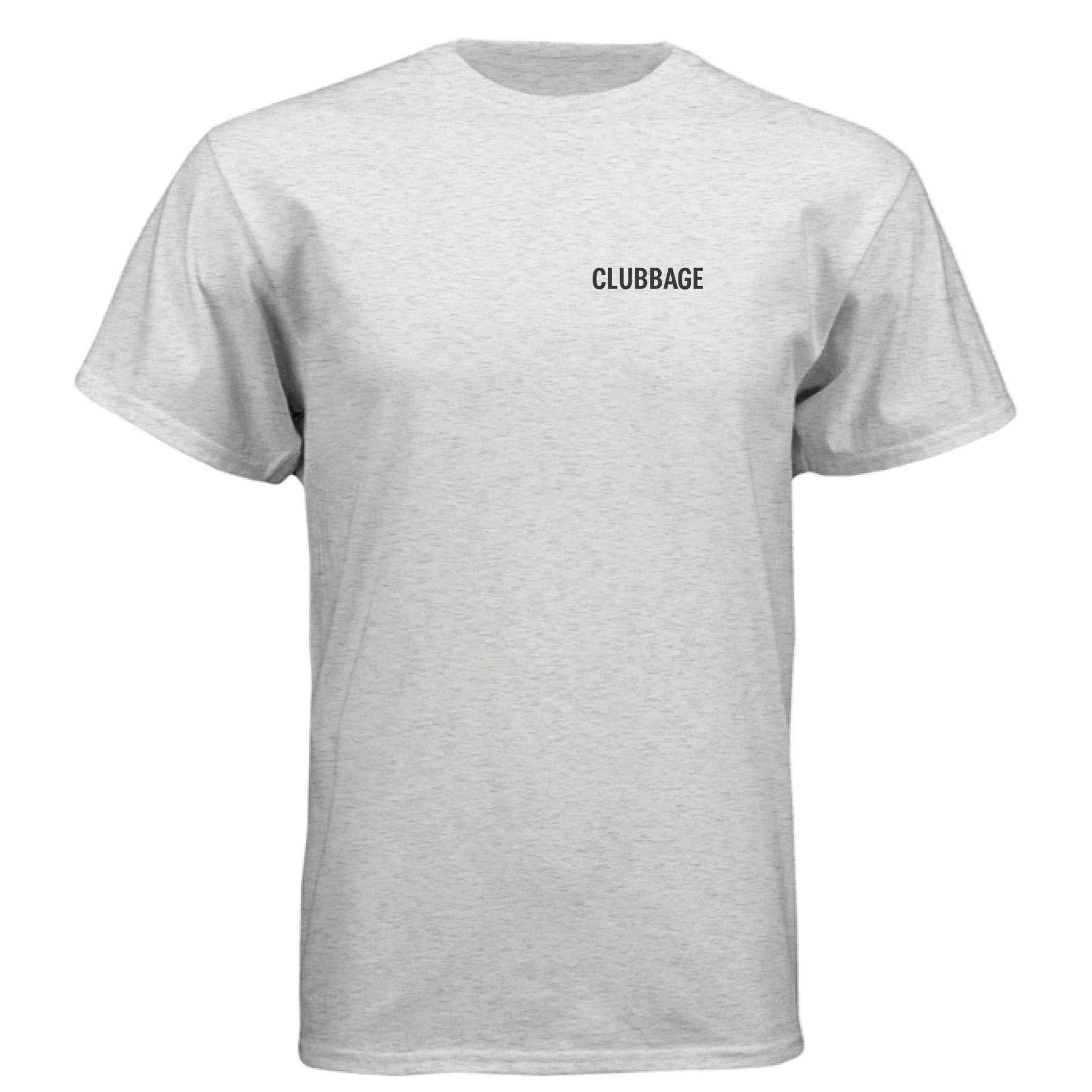 Mulligan Funny Golf Shirt – Soft Tri-Blend Tee front logo view from Clubbage