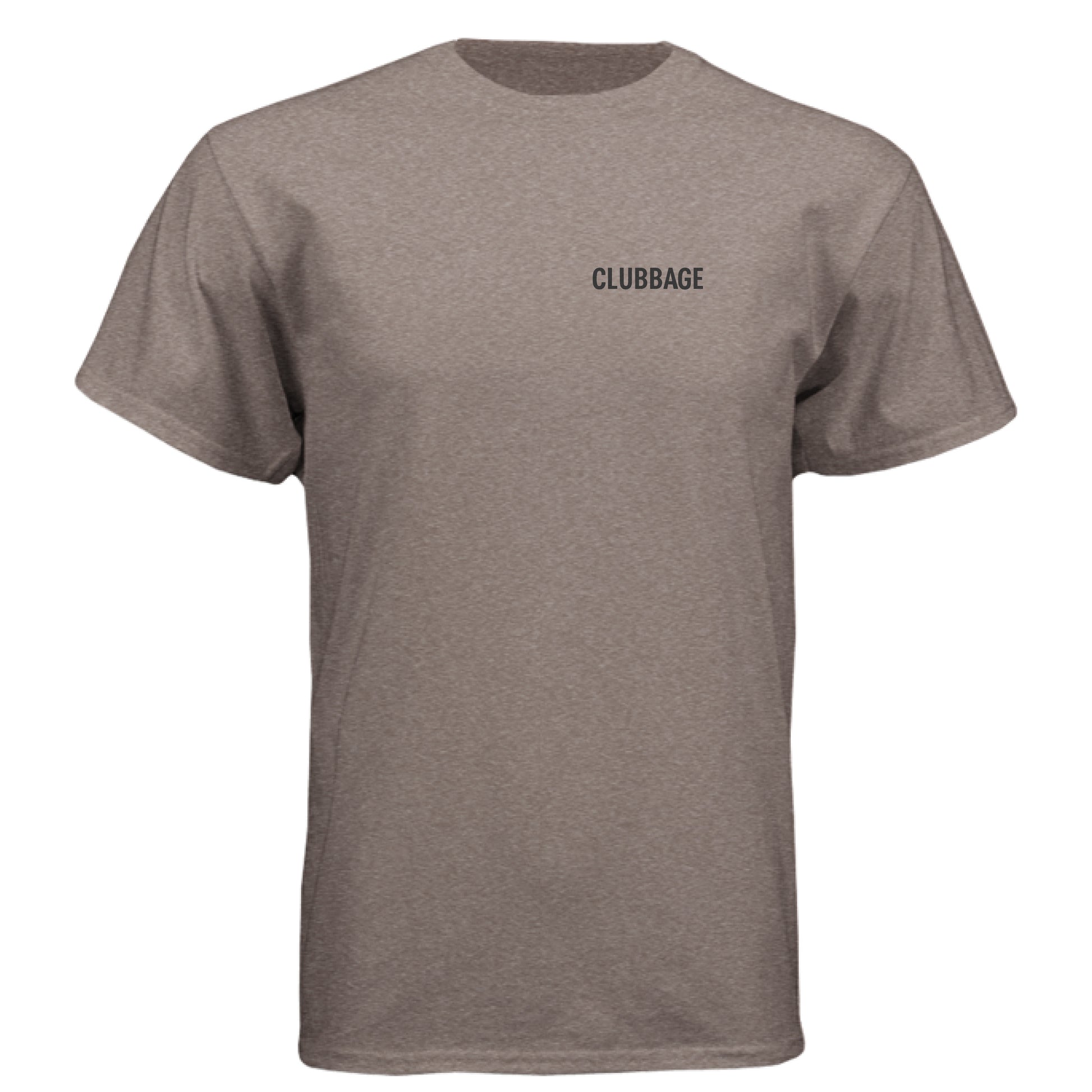 Mulligan Funny Golf Shirt – Soft Tri-Blend Tee front logo view from Clubbage