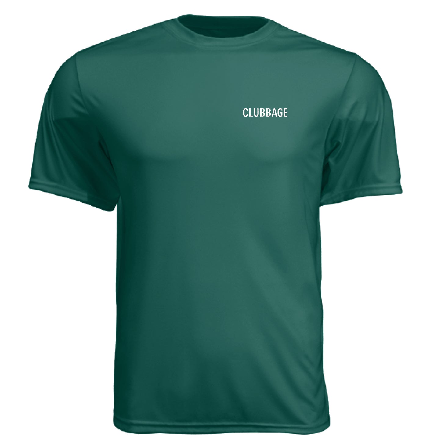 Too Stupid to Quit Funny Golf Shirt – Moisture-Wicking Tee front logo view from Clubbage