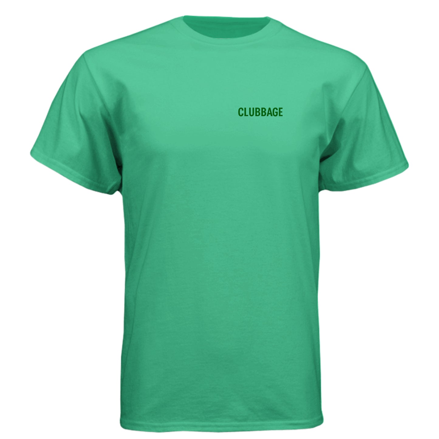 Your State Pride – Illinois Golf Shirt – Soft Tri-Blend Tee front logo view, Illinois state pride golf shirt from Clubbage