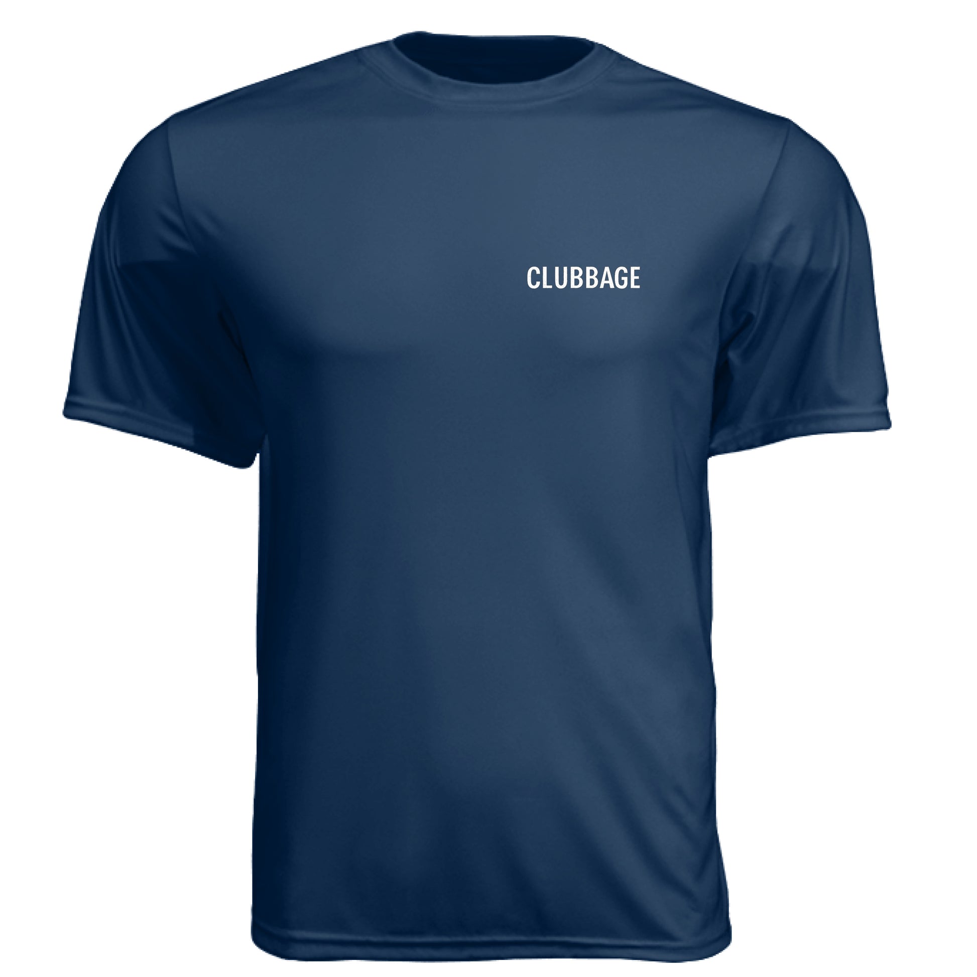 Deez Cups Mature Golf Humor Shirt – Moisture-Wicking Tee front logo view from Clubbage