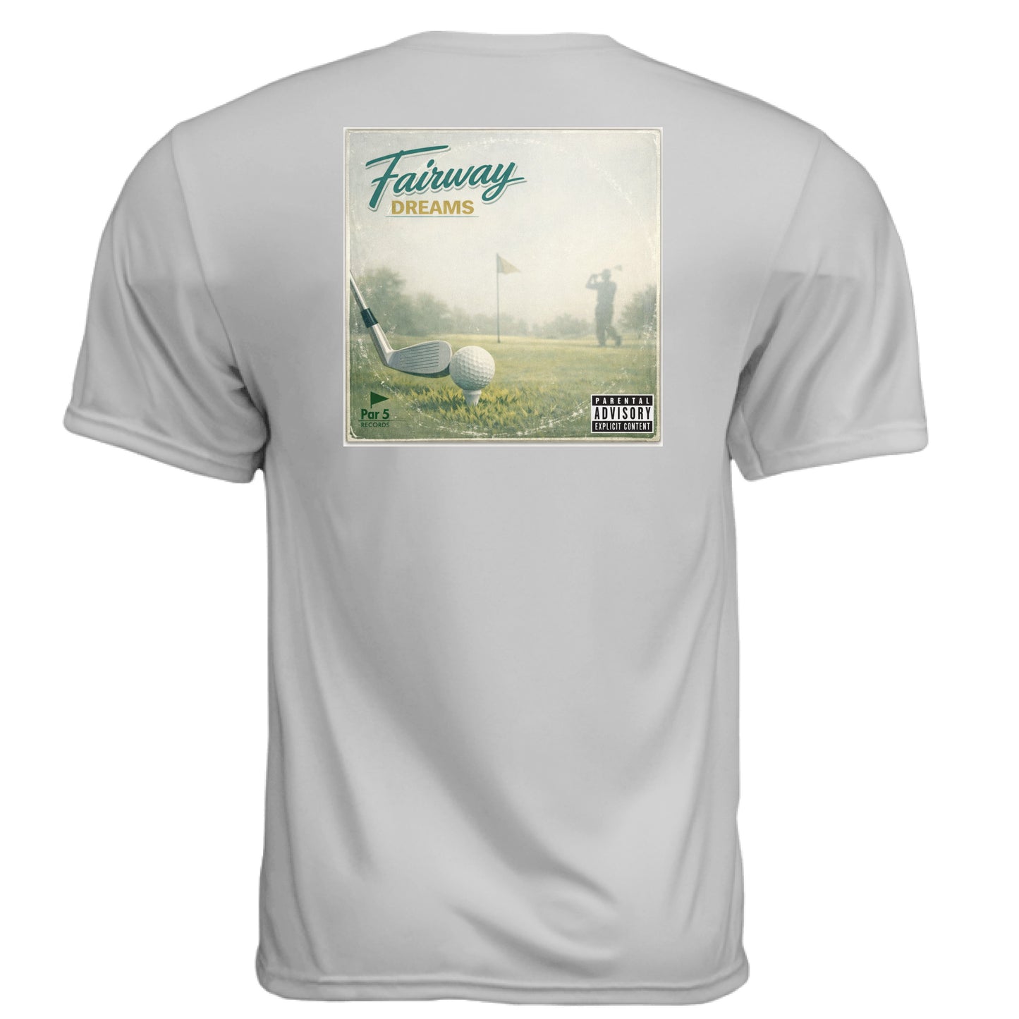 90s Fairway Dreams Cover Vintage Golf Shirt – Moisture-Wicking Tee back design from Clubbage