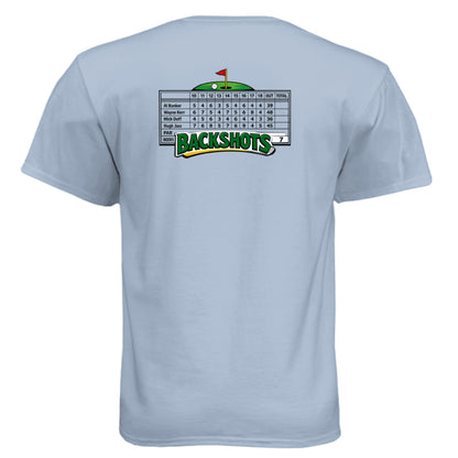 Backshots Golf Graphic Tee – Soft Tri-Blend Tee - Clubbage - Backshots Golf Graphic Tee – Soft Tri
