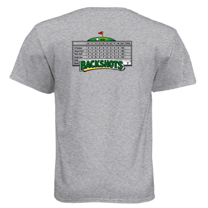 Backshots Golf Graphic Tee – Soft Tri-Blend Tee - Clubbage - Backshots Golf Graphic Tee – Soft Tri