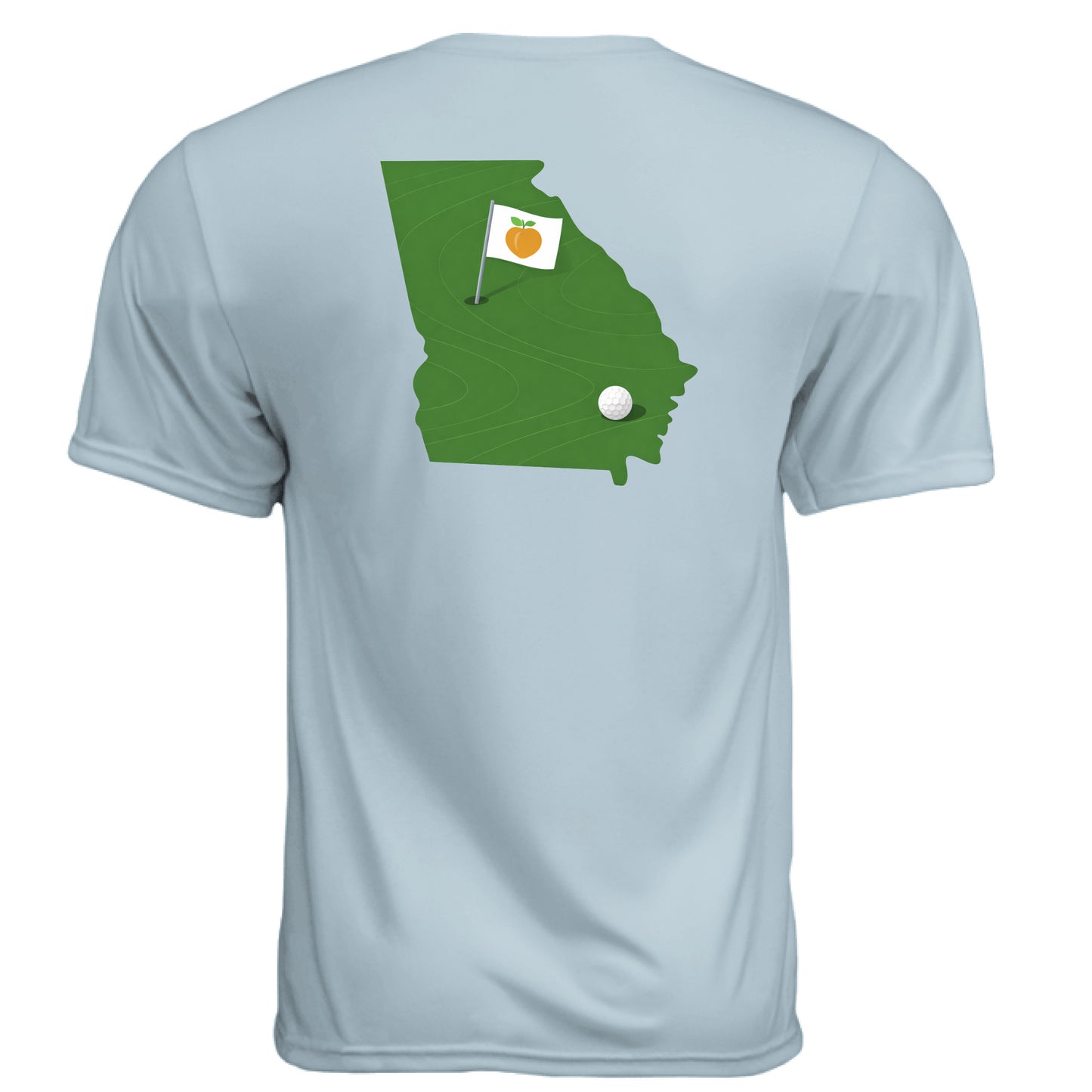 Your State Pride – Georgia Golf Shirt – Moisture-Wicking Tee - Clubbage - Your State Pride – Georgia Golf Shirt – Moisture
