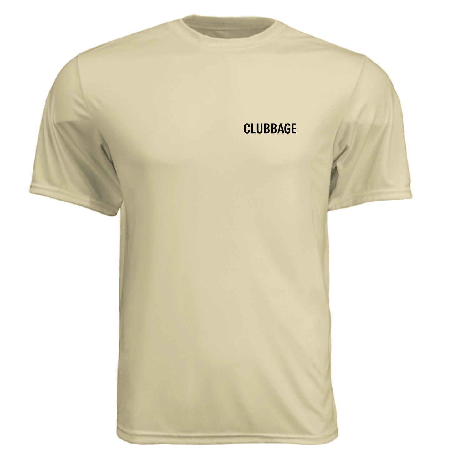 Golf Cart Racing Golf Graphic Tee – Moisture-Wicking Tee front logo view from Clubbage