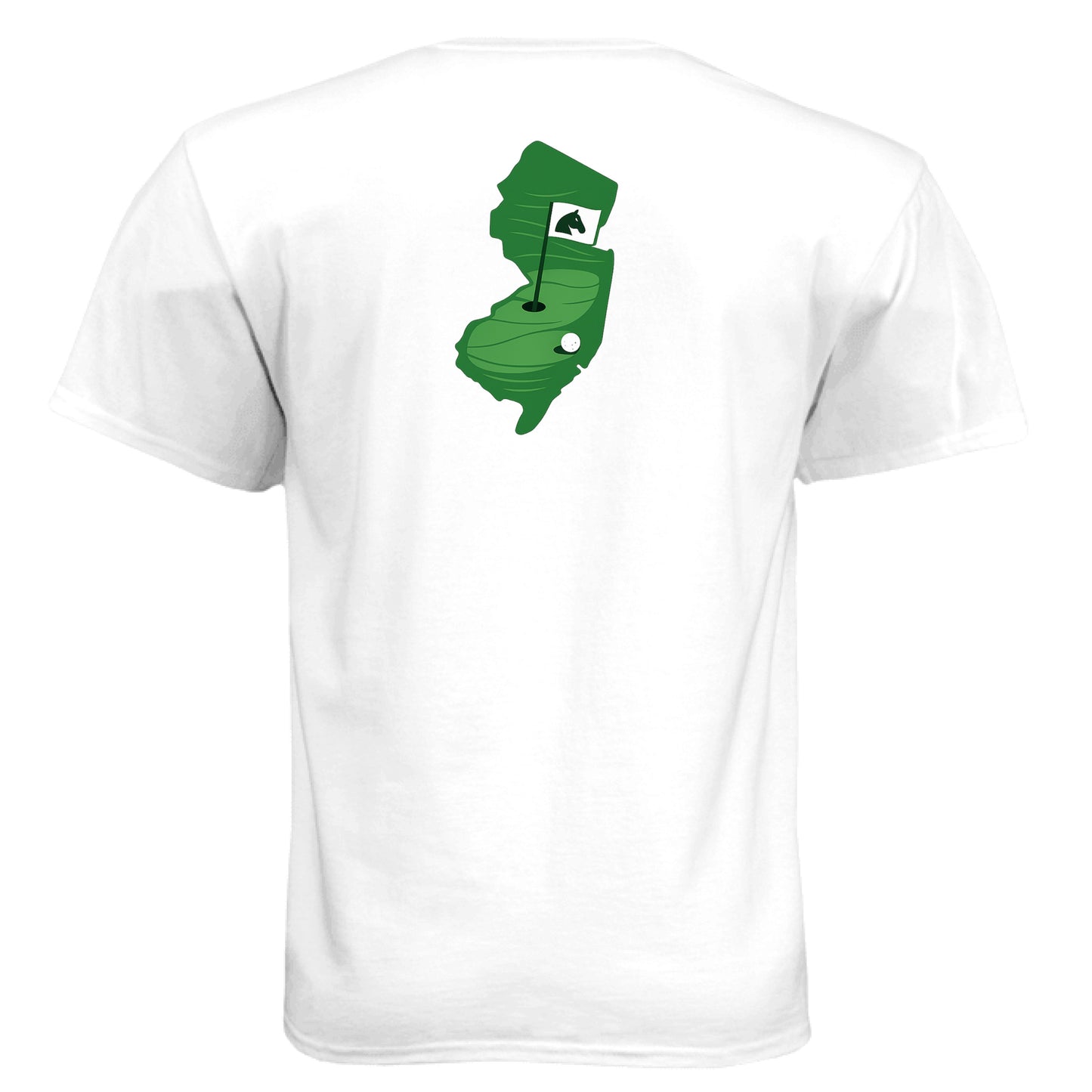 Your State Pride – New Jersey Golf Shirt – Soft Tri-Blend Tee back design, New Jersey state pride golf shirt from Clubbage