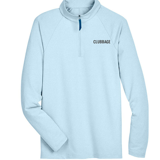 Your Clubbage Merch – Clubbage Quarter Zip Golf Quarter-Zip front view from Clubbage