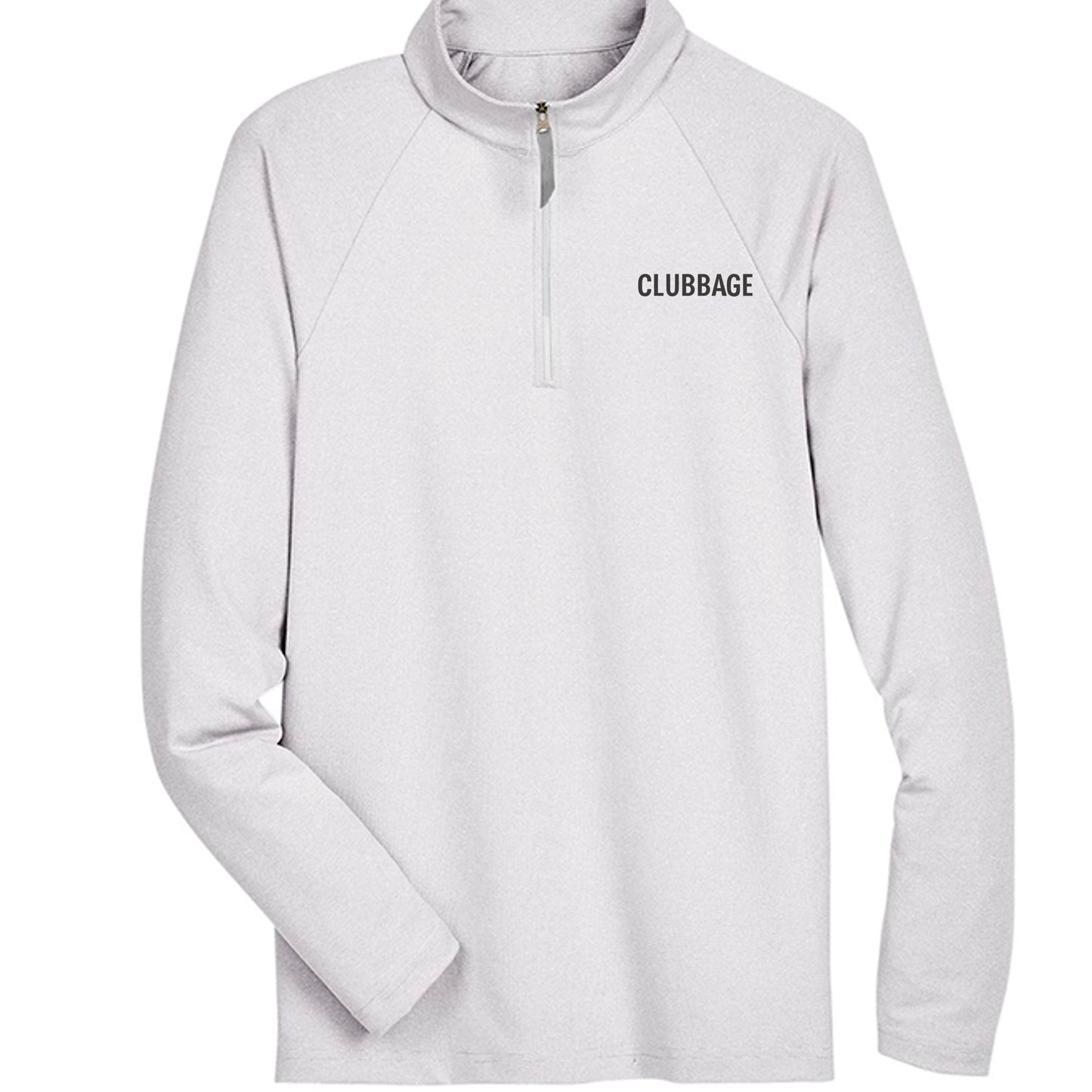 Your Clubbage Merch – Clubbage Quarter Zip Golf Quarter-Zip front view from Clubbage