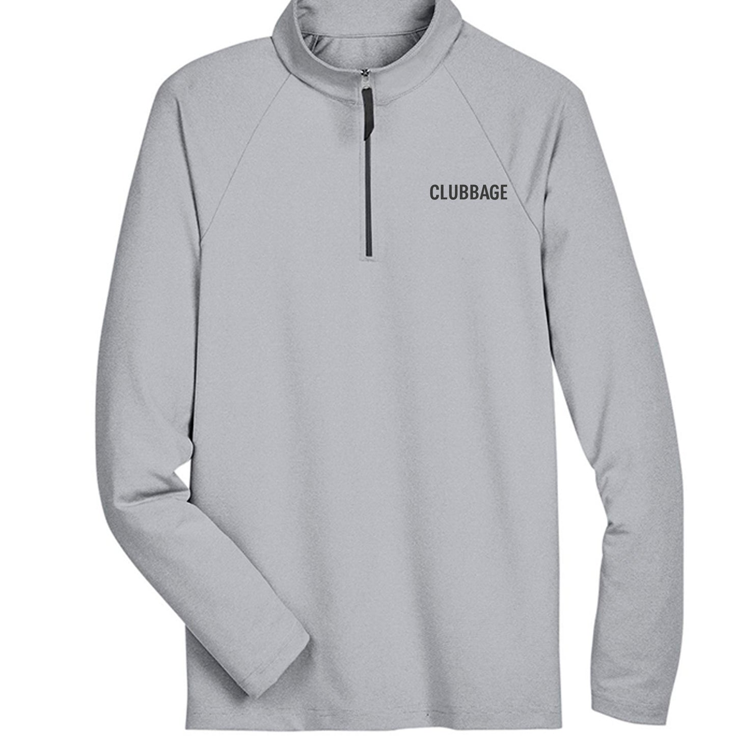 Your Clubbage Merch – Clubbage Quarter Zip Golf Quarter-Zip front view from Clubbage