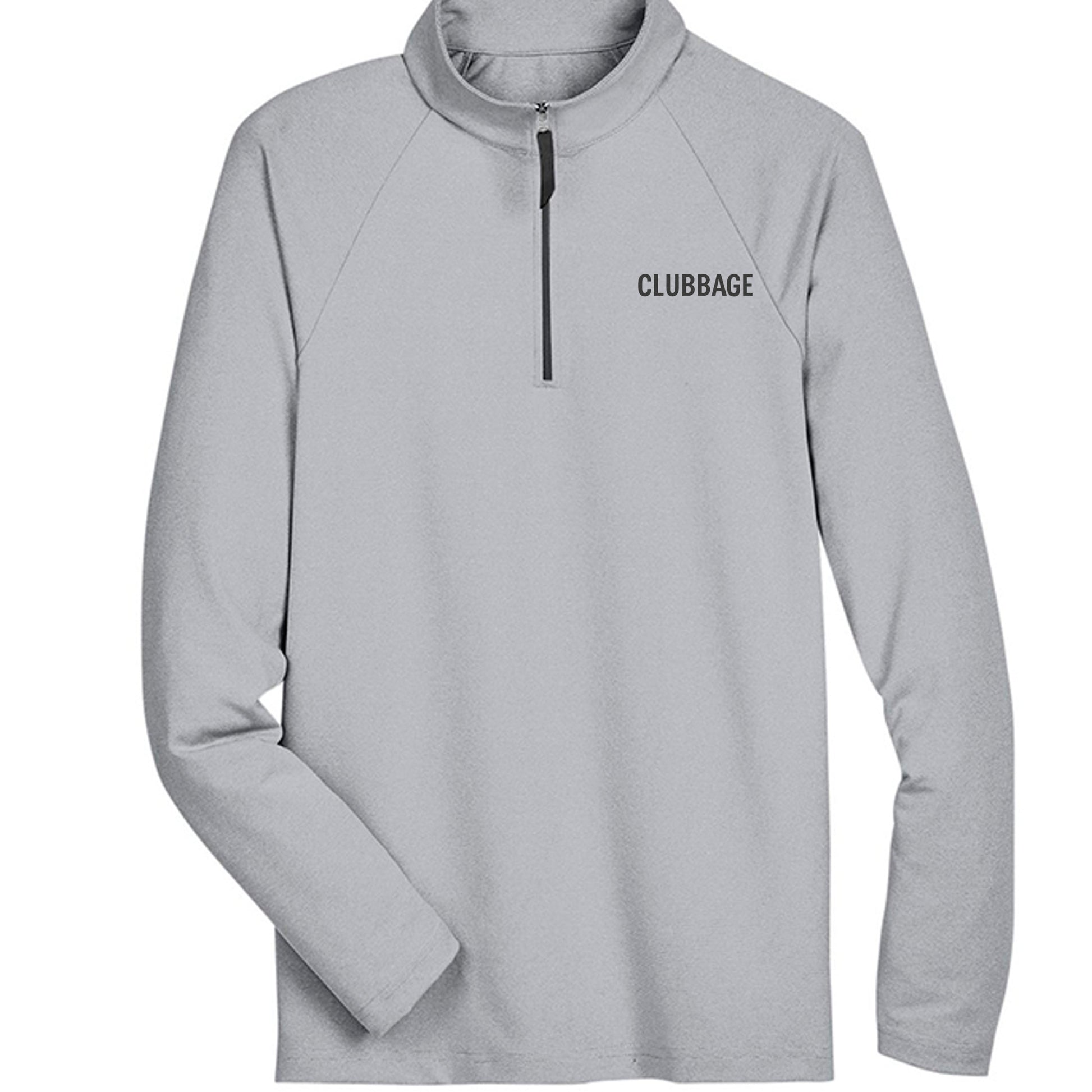 Your Clubbage Merch – Clubbage Quarter Zip Golf Quarter-Zip front view from Clubbage