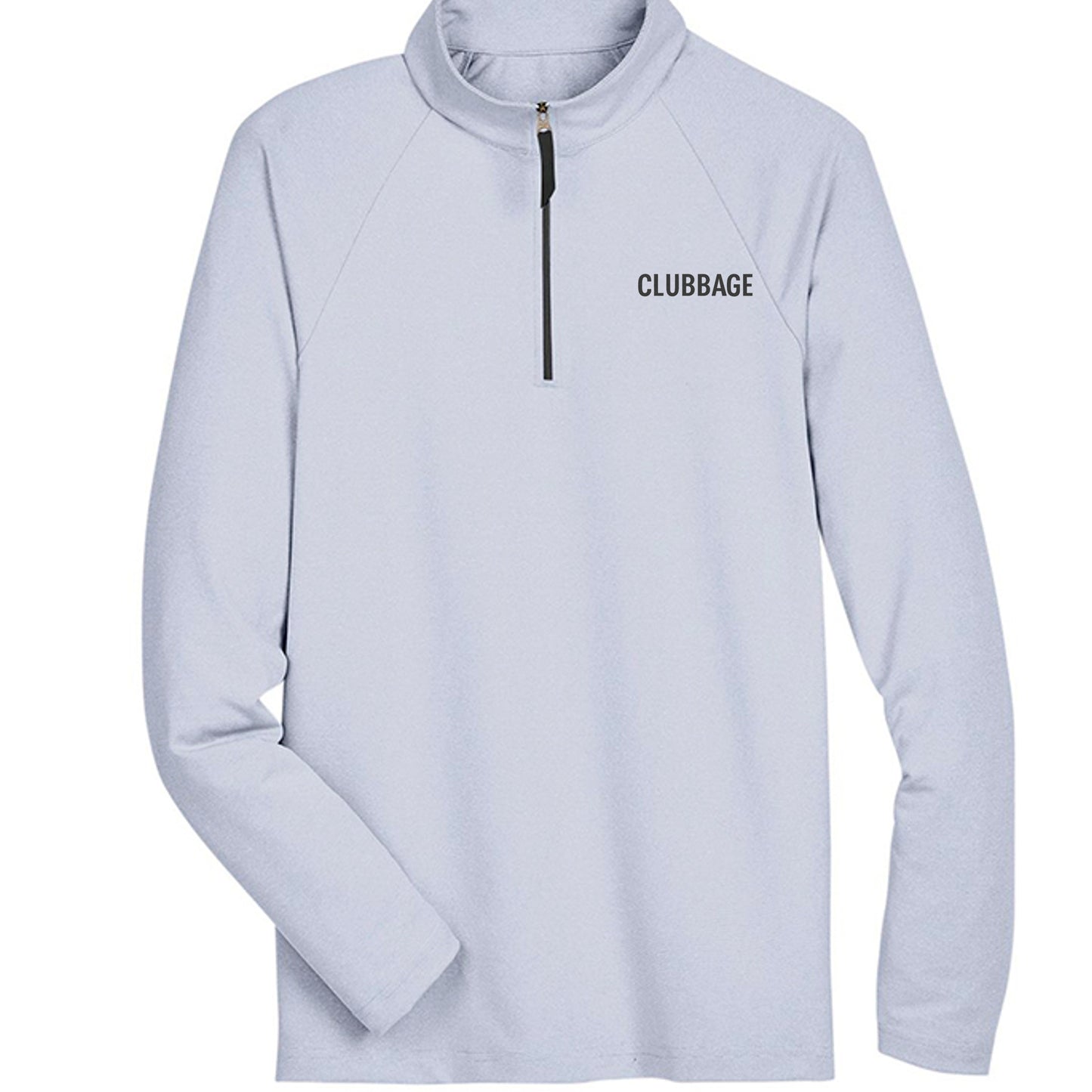 Your Clubbage Merch – Clubbage Quarter Zip Golf Quarter-Zip front view from Clubbage
