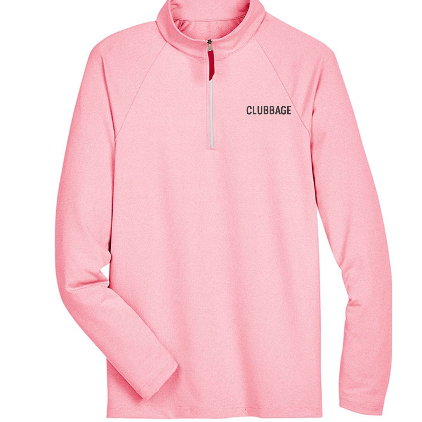 Your Clubbage Merch – Clubbage Quarter Zip Golf Quarter-Zip front view from Clubbage