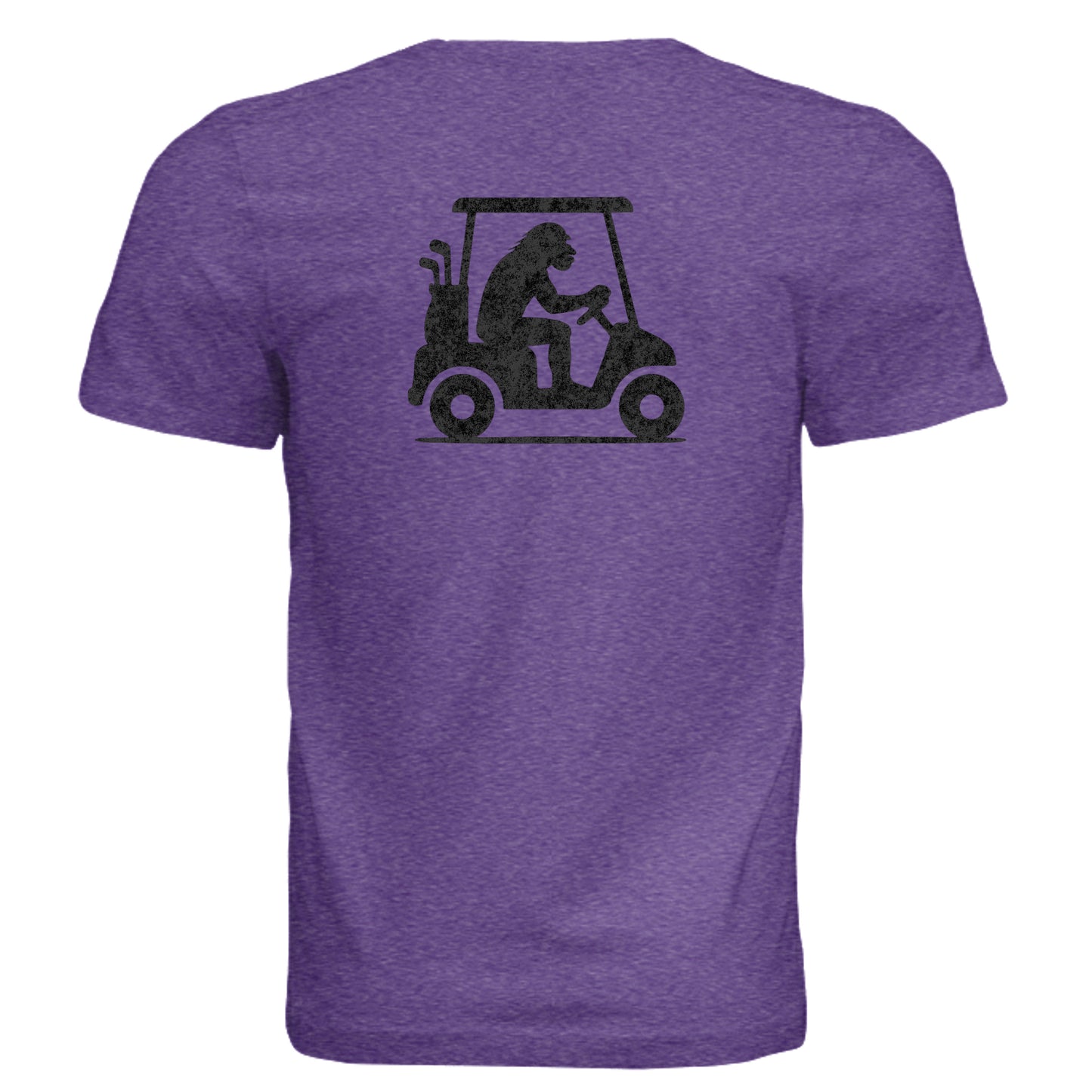 Solid Team Purple Triblend - 3413C - BACK