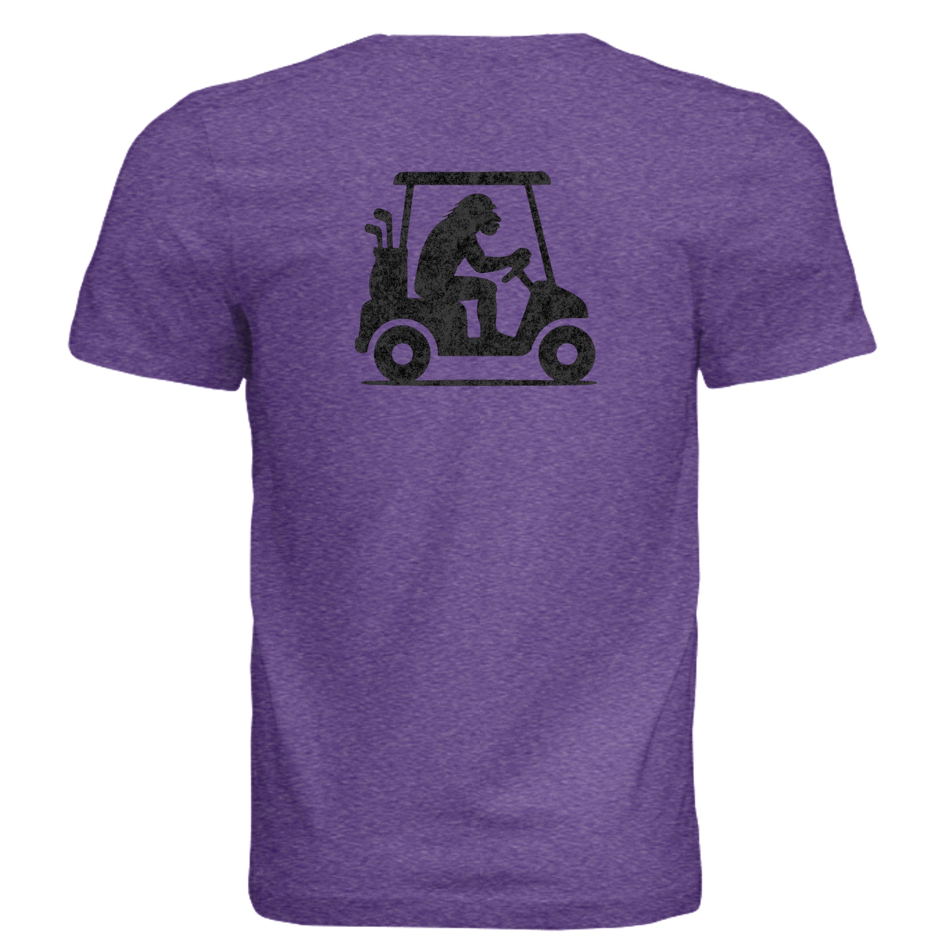 Solid Team Purple Triblend - 3413C - BACK