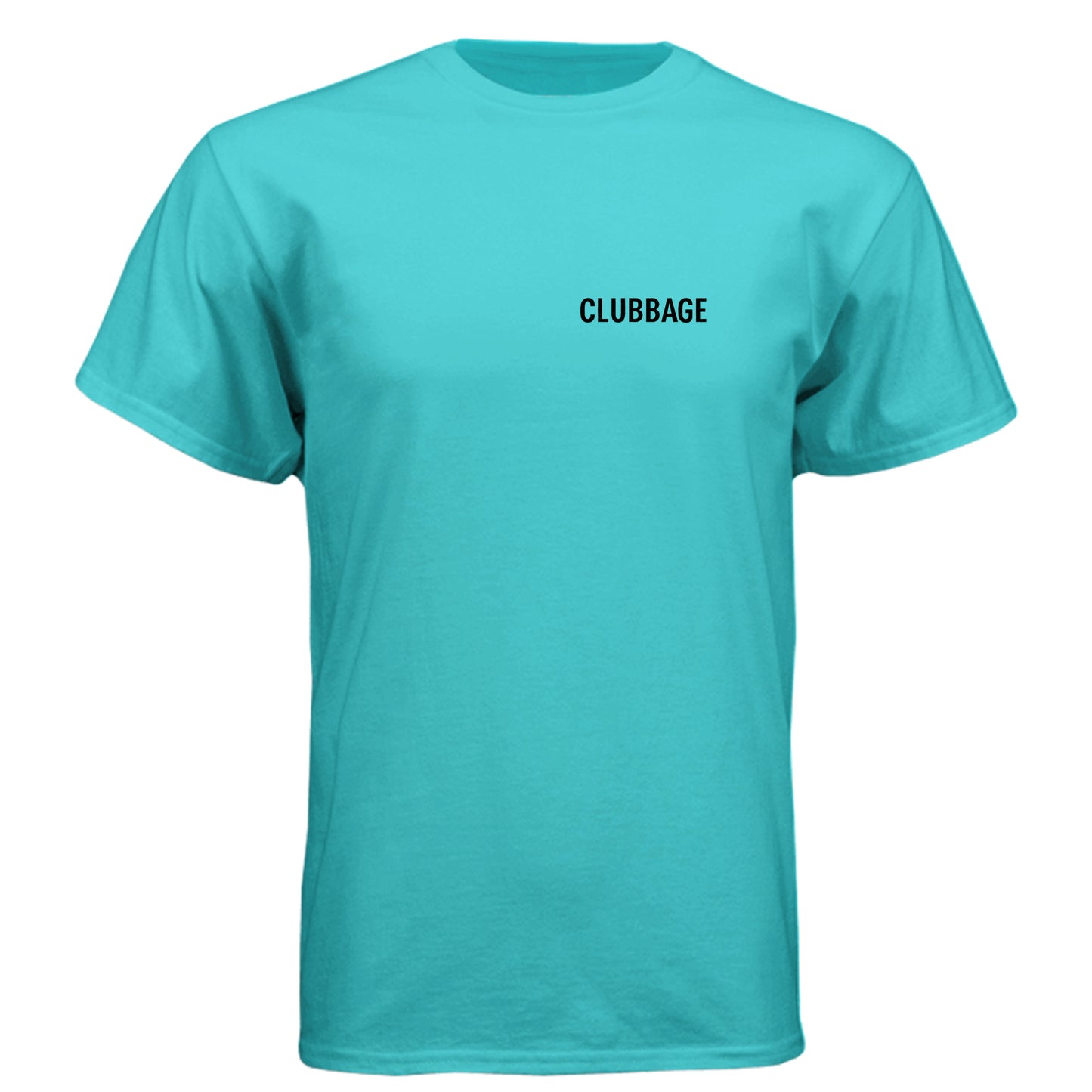 Autistic & Ready Golf Graphic Tee – Soft Tri-Blend Tee front logo view from Clubbage