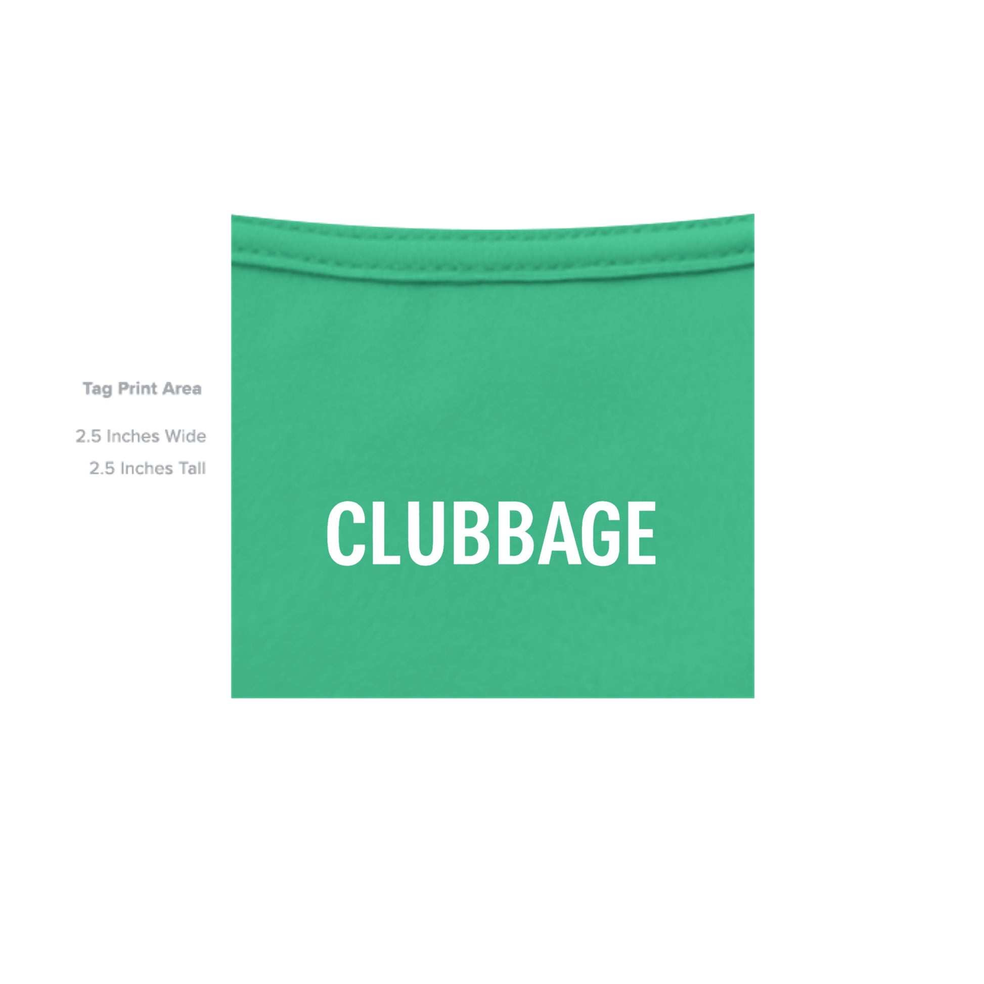 tag print area for Game is Rough Funny Golf Shirt – Soft Tri-Blend Tee from Clubbage