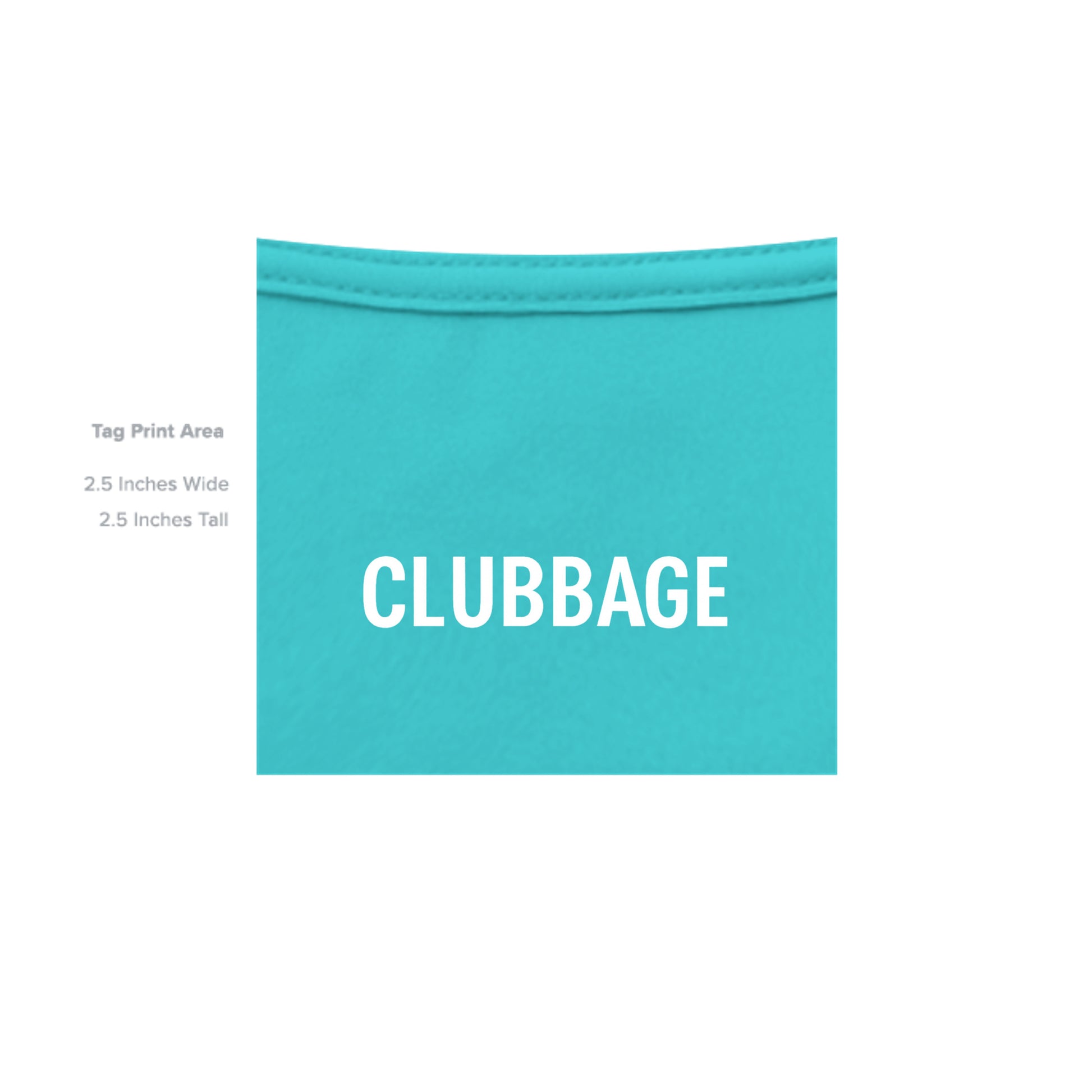 tag print area for Game is Rough Funny Golf Shirt – Soft Tri-Blend Tee from Clubbage