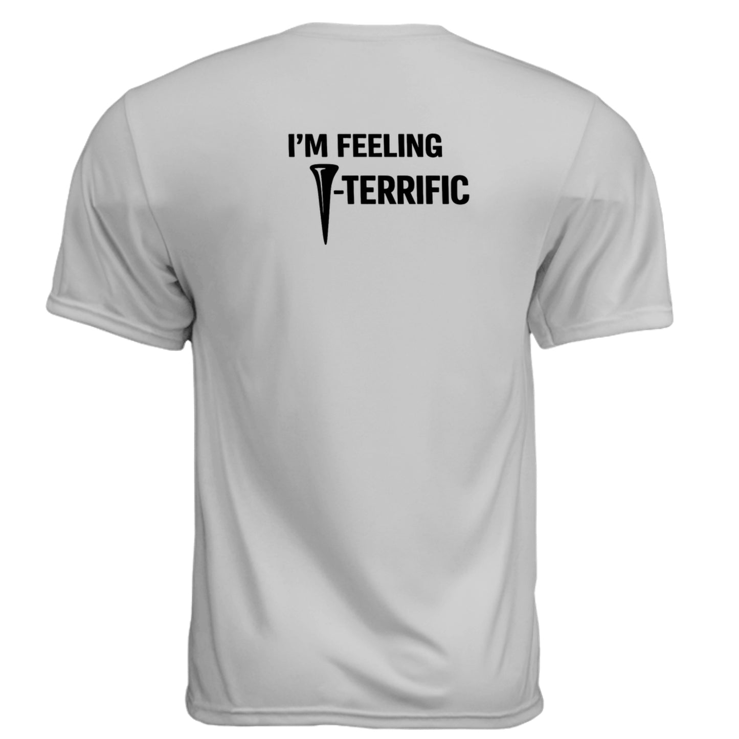 Terrific Funny Golf Shirt – Moisture-Wicking Tee back design from Clubbage