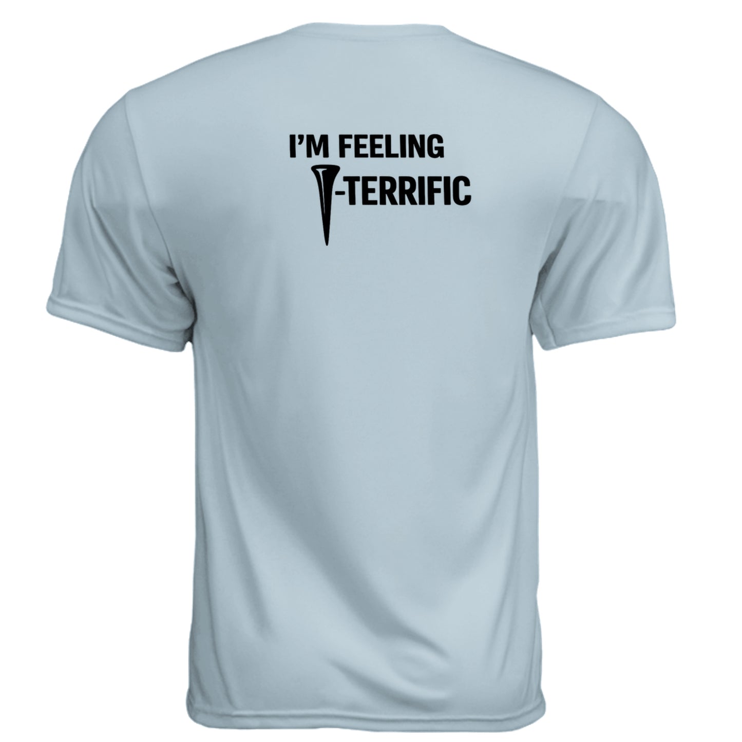 Terrific Funny Golf Shirt – Moisture-Wicking Tee back design from Clubbage