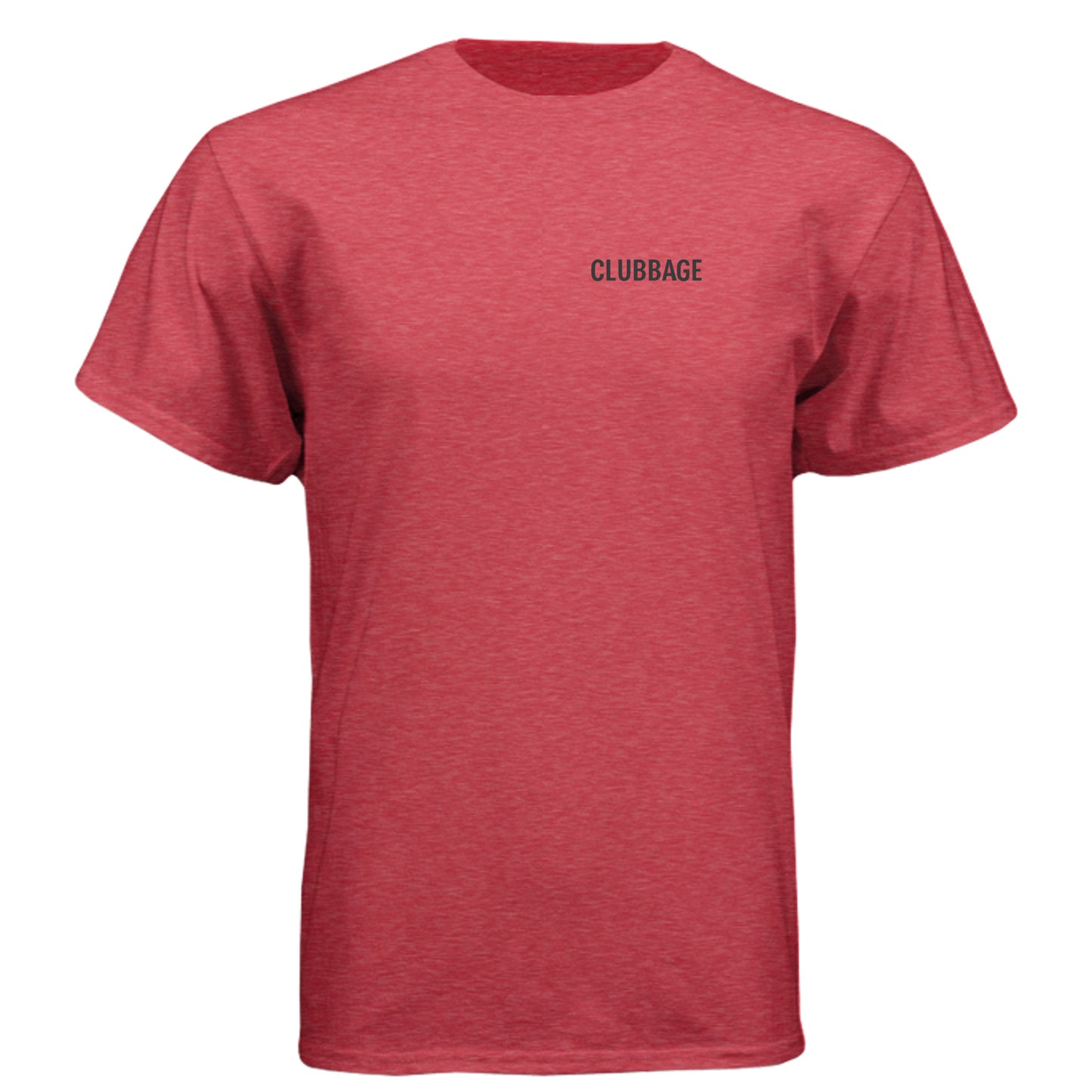 Sunset Hills Disc Golf Custom Golf Shirt – Soft Tri-Blend Tee front logo view from Clubbage