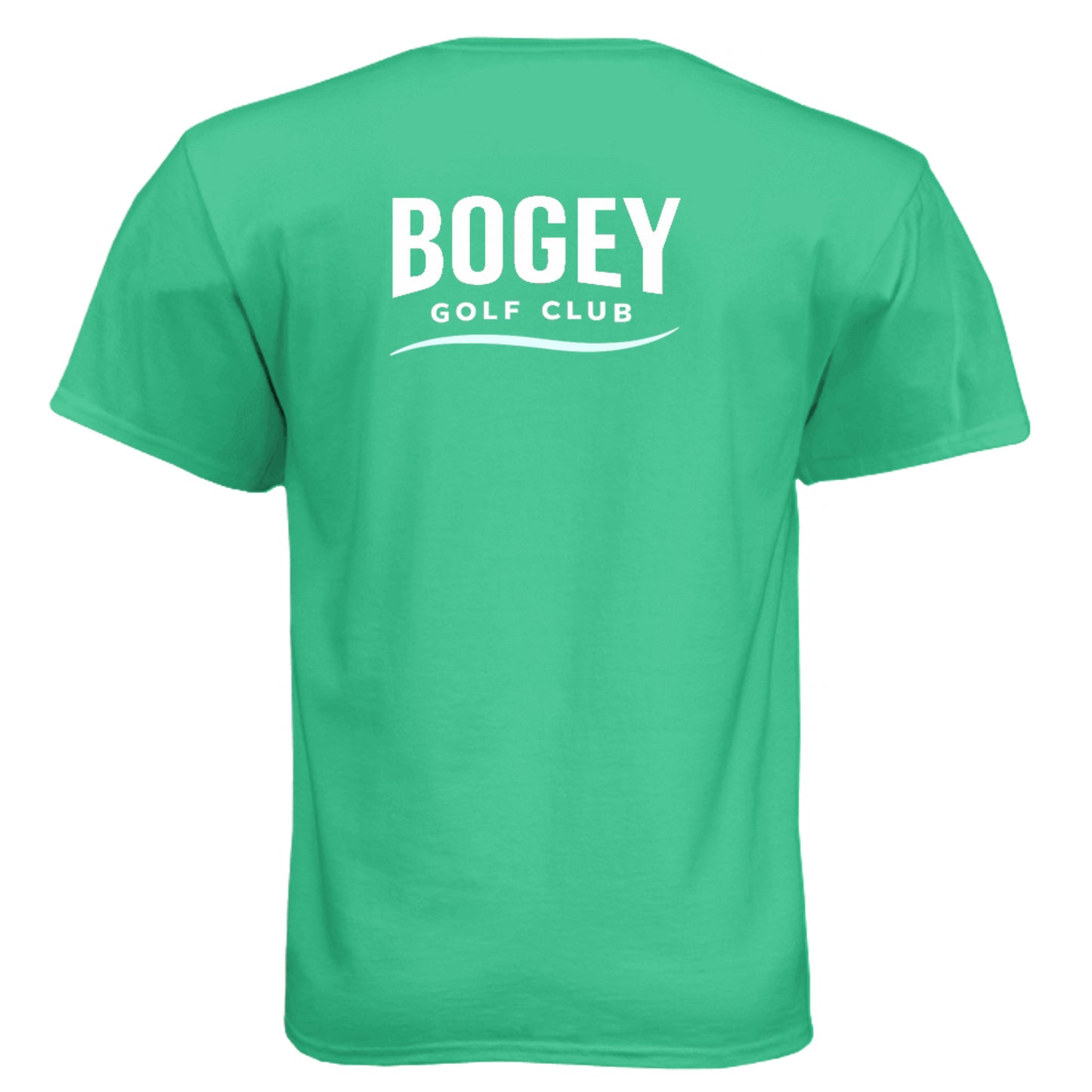 Bogey Club Funny Golf Shirt – Soft Tri-Blend Tee back design from Clubbage