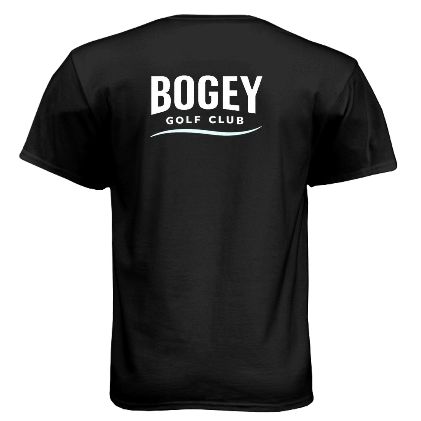 Bogey Club Funny Golf Shirt – Soft Tri-Blend Tee back design from Clubbage