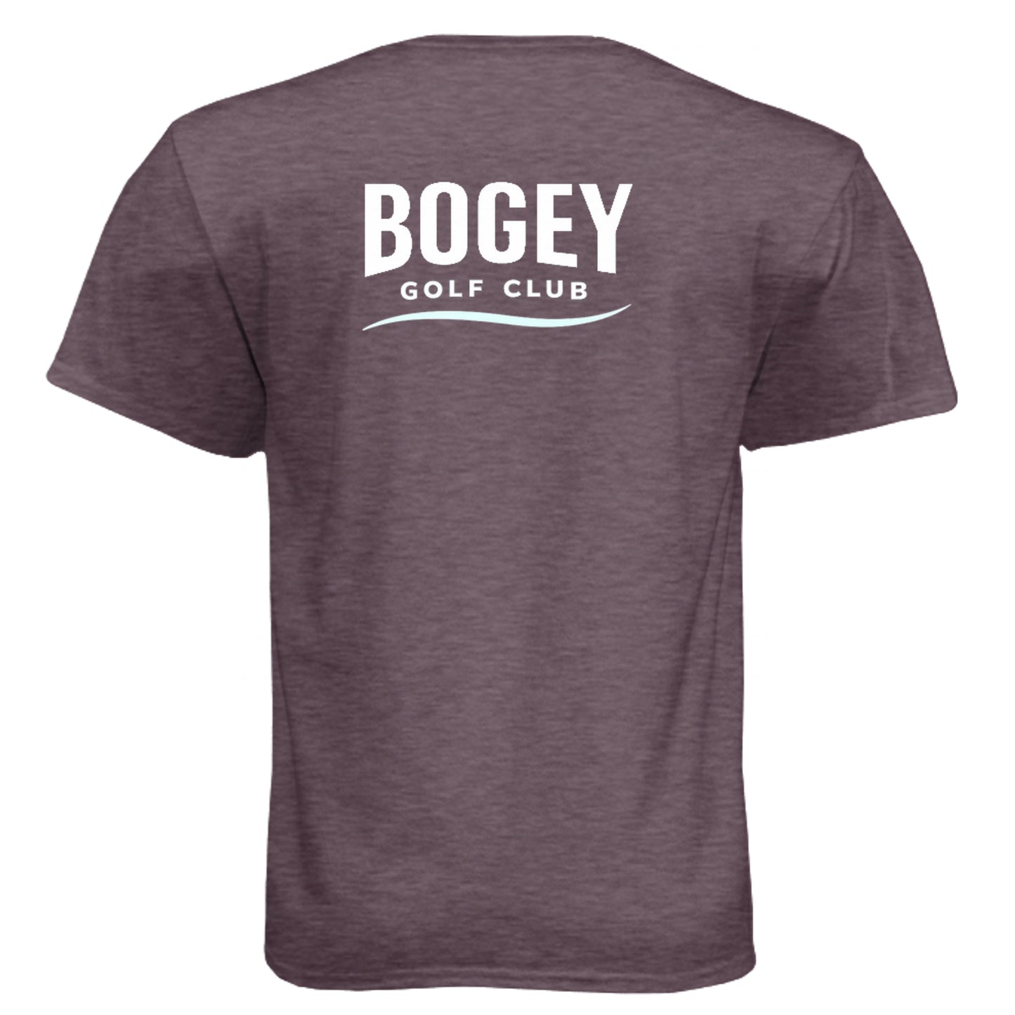 Bogey Club Funny Golf Shirt – Soft Tri-Blend Tee back design from Clubbage